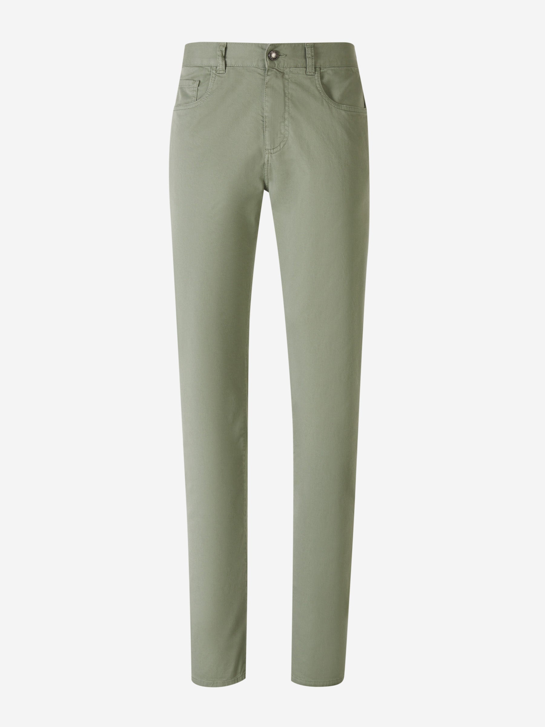Outlet online Canali Hombre Pantalones 5 Bolsillos color Verde Militar sku 522-002628 03 - Foto 1