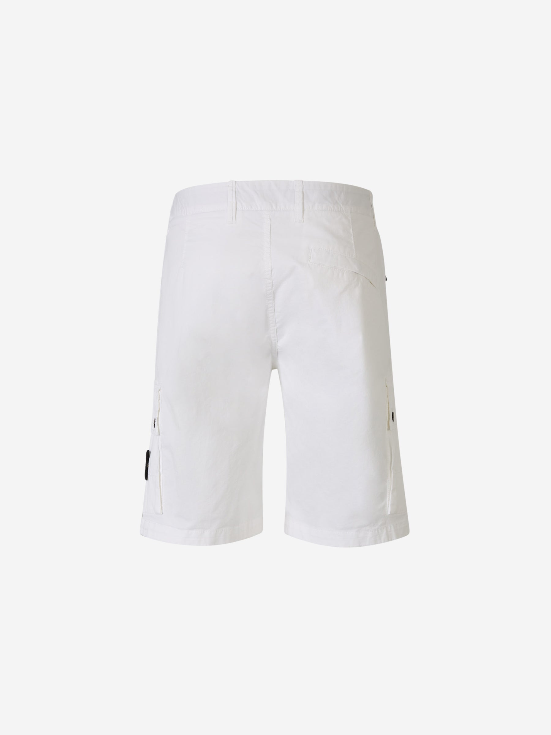 Outlet online Stone Island Hombre Bermudas Cargo Logo color Blanco sku 523-000976 02 - Foto 3