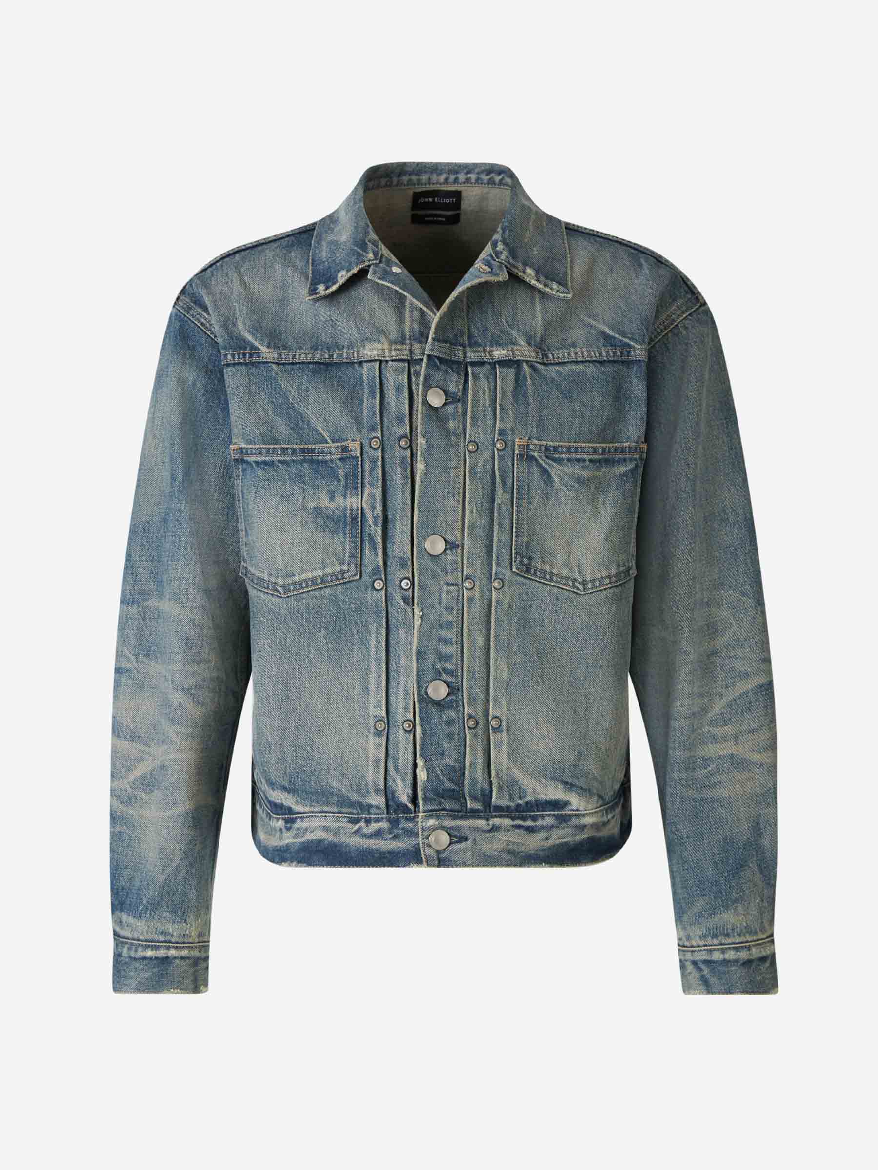 Outlet online John Elliott Hombre Chaqueta Thumper Tipo II color Azul Denim sku 512-002174 01 - Foto 1