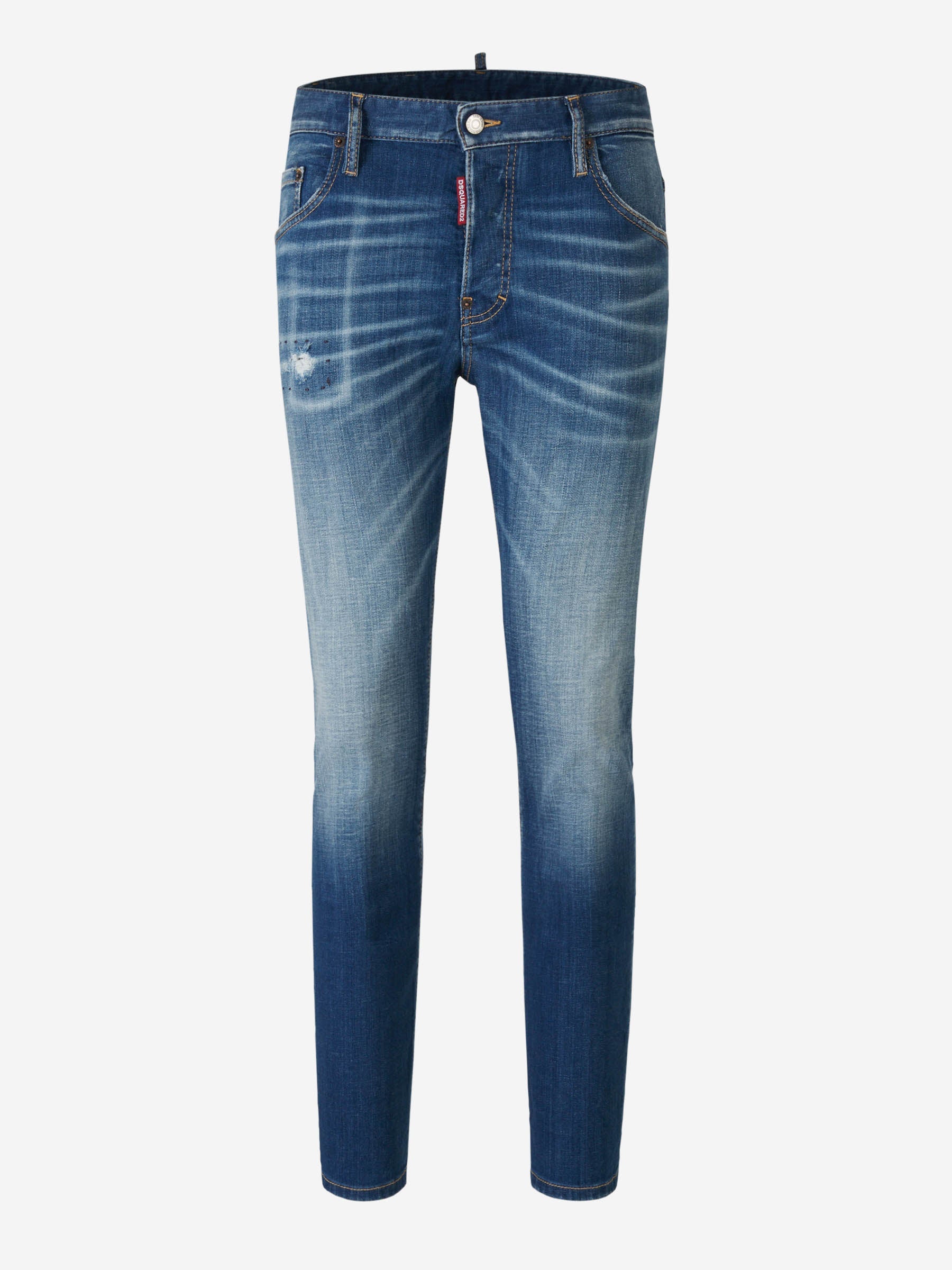 Outlet online Dsquared2 Hombre Jeans Skater Algodón color Azul Denim sku 522-002613 01 - Foto 1