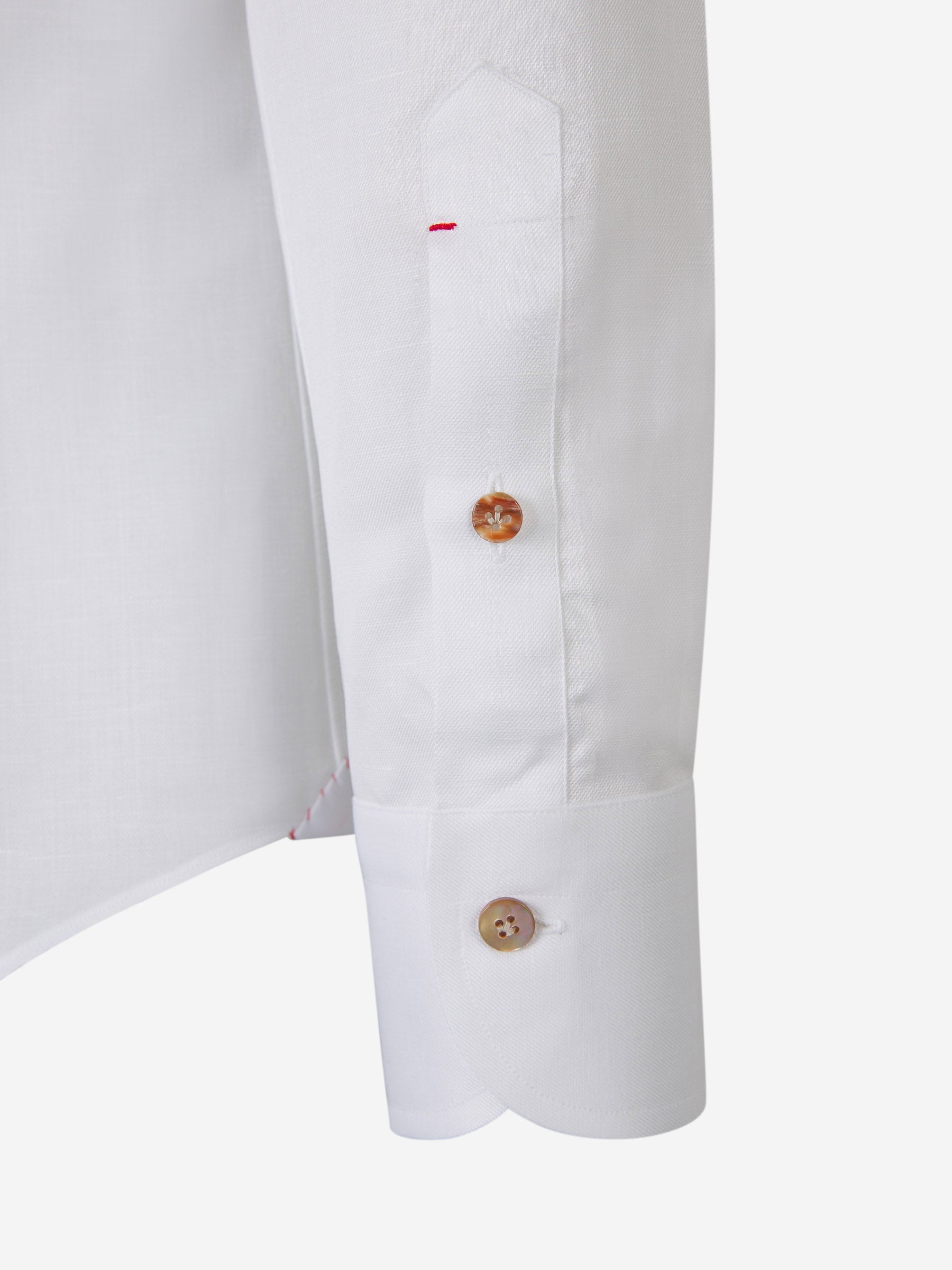 Outlet online Santa Eulalia Hombre Camisa Fil a Fil color Blanco sku 531-006243 01 - Foto 4