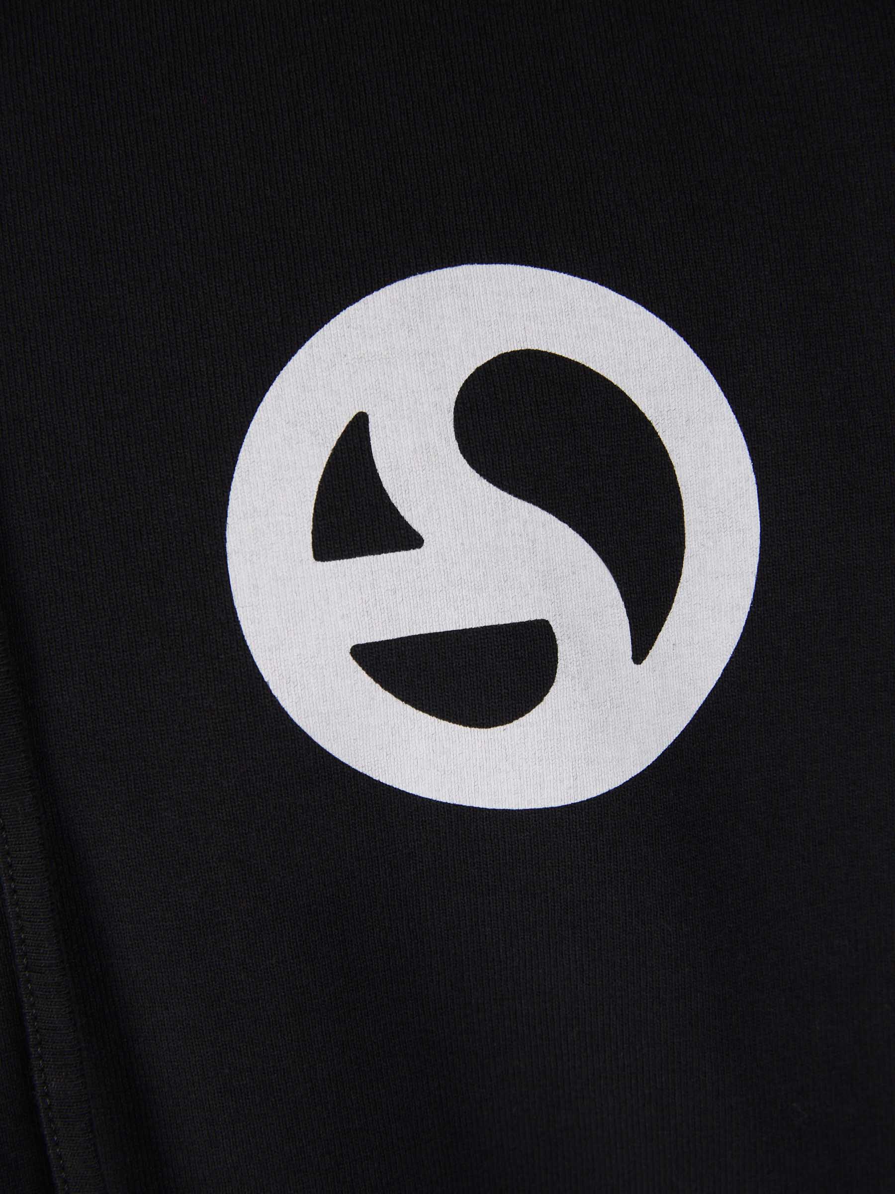Outlet online Acne Studios Hombre Sudadera Estampada Capucha color Negro sku 545-001525 01 - Foto 4