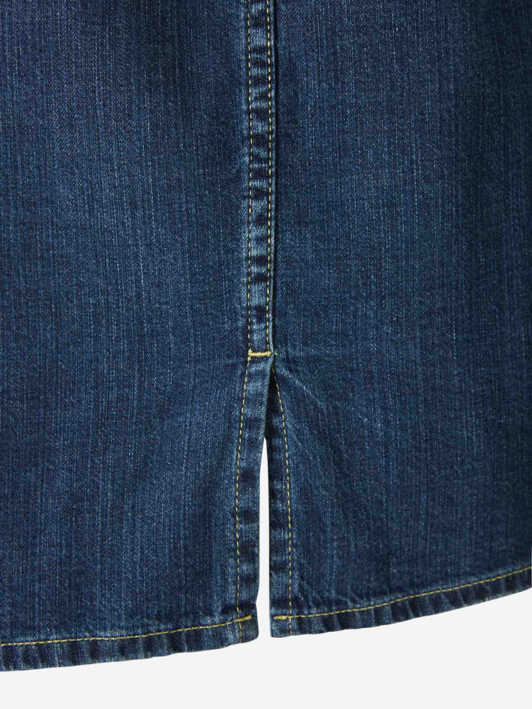 Outlet online McQueen Hombre Camisa Oversized Denim color Azul Denim sku 532-000538 01 - Foto 5