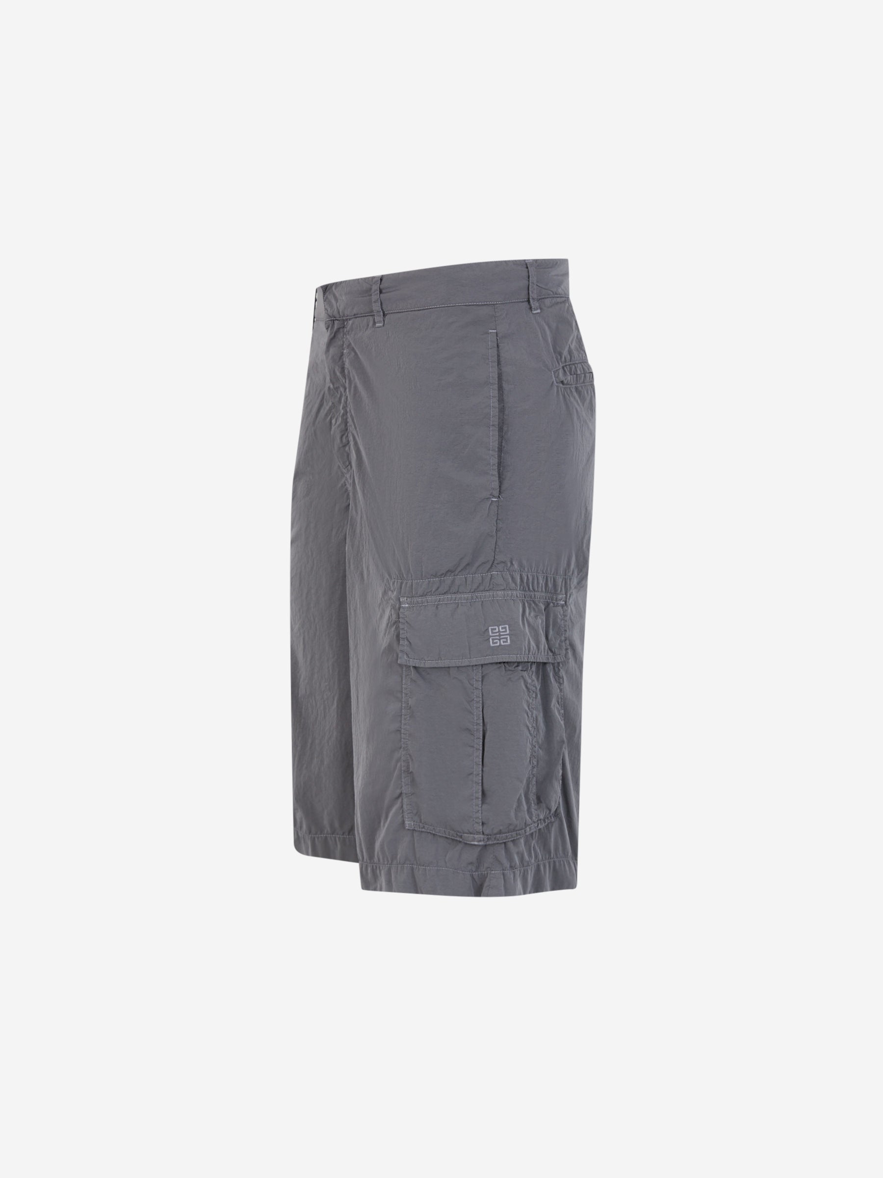 Outlet online Givenchy Hombre Bermudas Técnicas Bolsillos color Gris Antracita sku 523-000936 01 - Foto 2