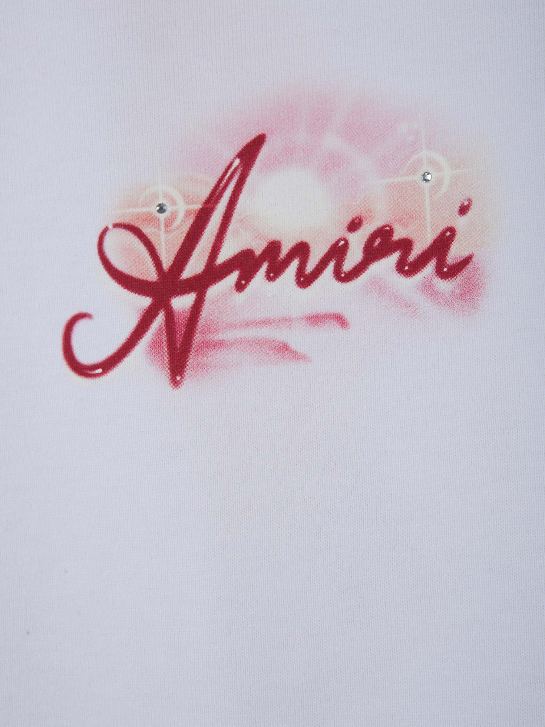 Outlet online Amiri Hombre Camiseta Logo Algodón color Blanco sku 553-003749 01 - Foto 6