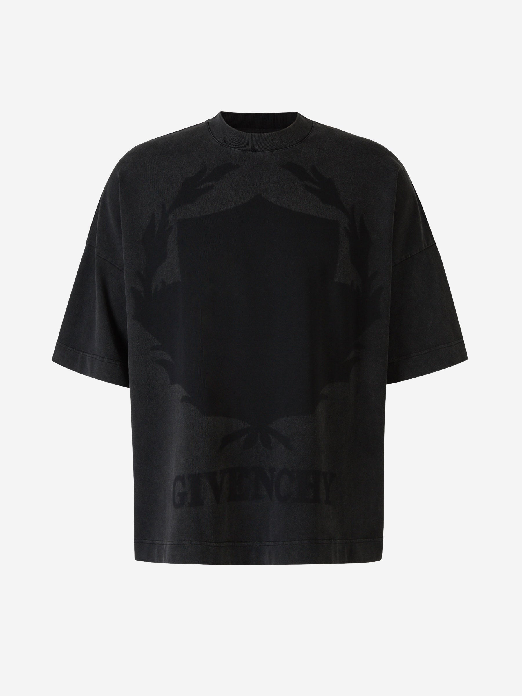 Outlet online Givenchy Hombre Camiseta Shadow Algodón color Negro sku 553-003646 01 - Foto 1