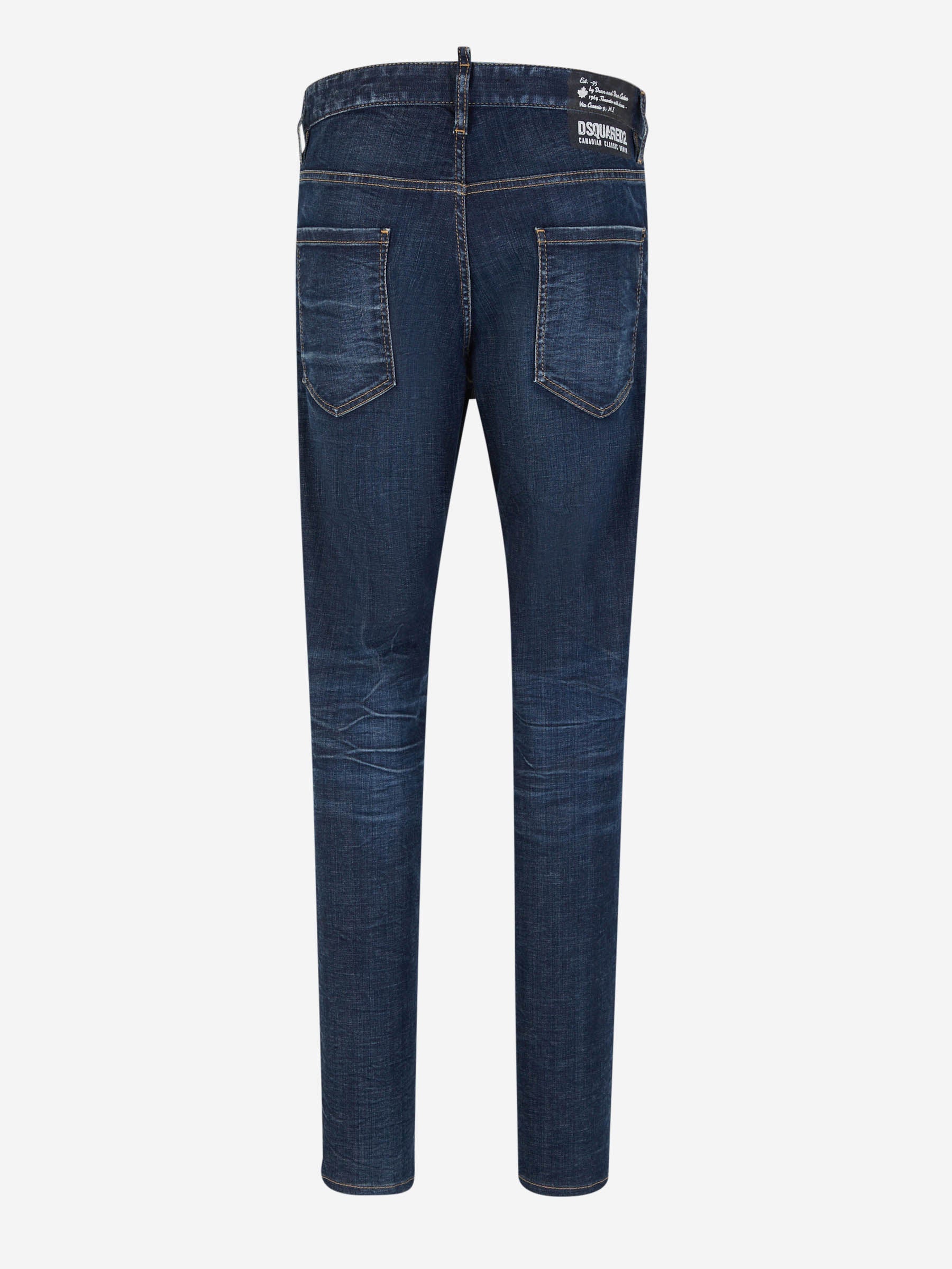 Outlet online Dsquared2 Hombre Jeans Cool Guy color Azul Marino sku 522-002603 01 - Foto 2