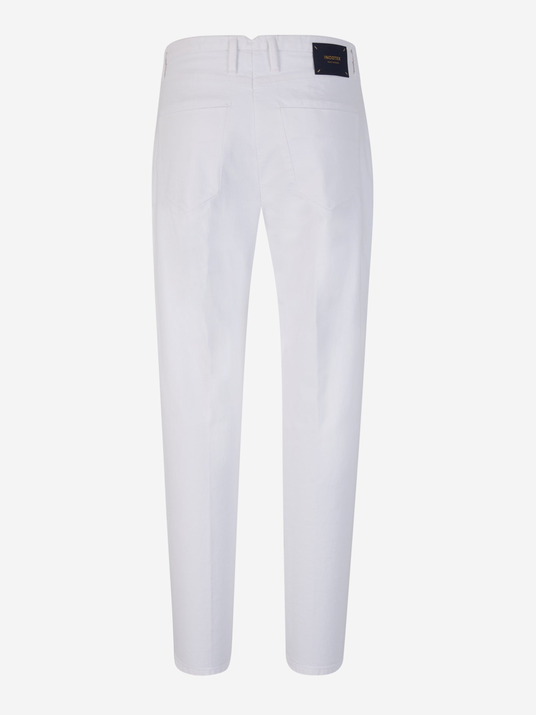 Outlet online Incotex Blue Division Hombre Pantalones Formales Algodón color Blanco sku 522-002630 01 - Foto 2