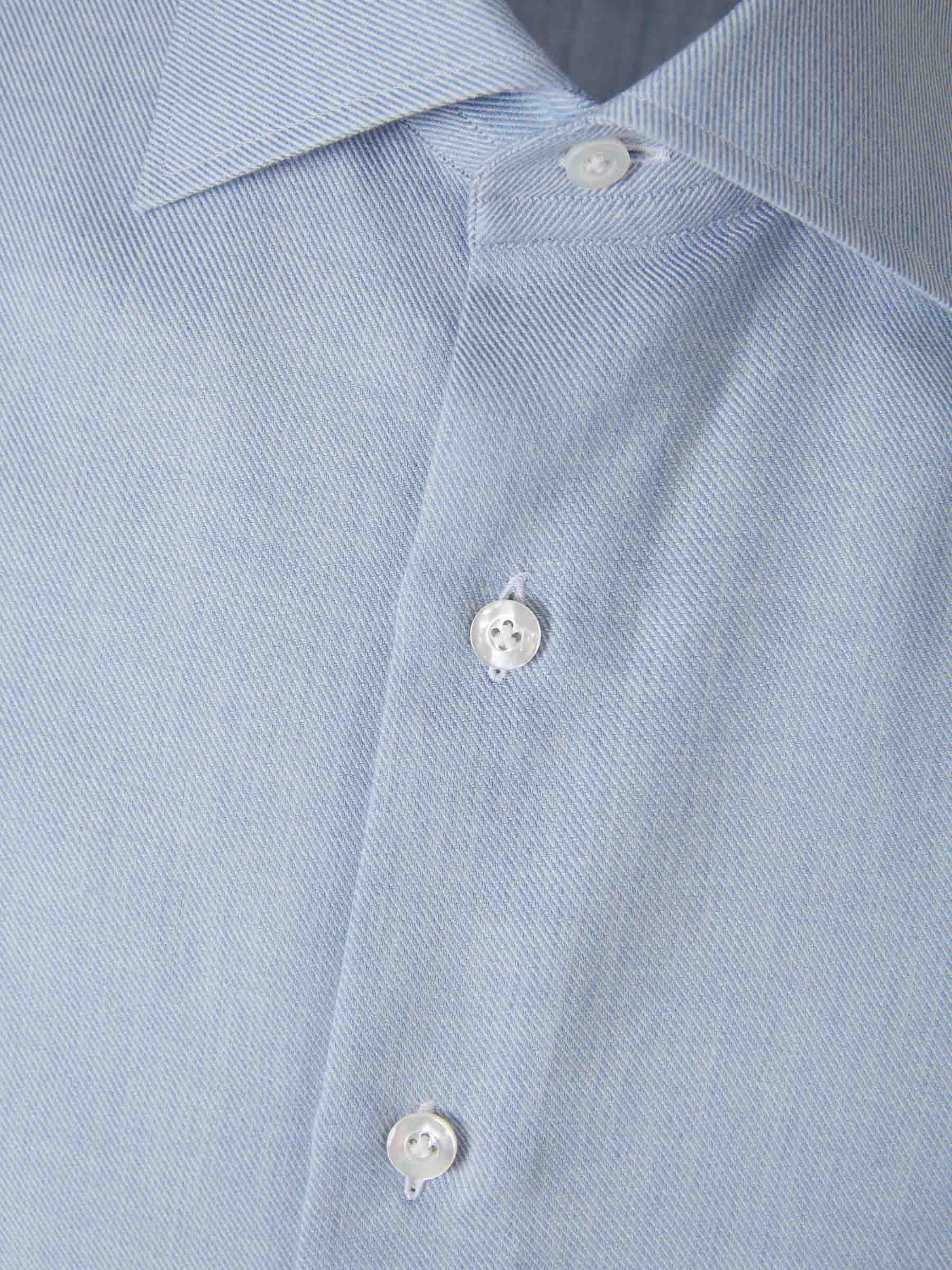 Fray Camisa Algodón Y Cashmere color Azul Celeste sku 531-006070 02 - Foto 3