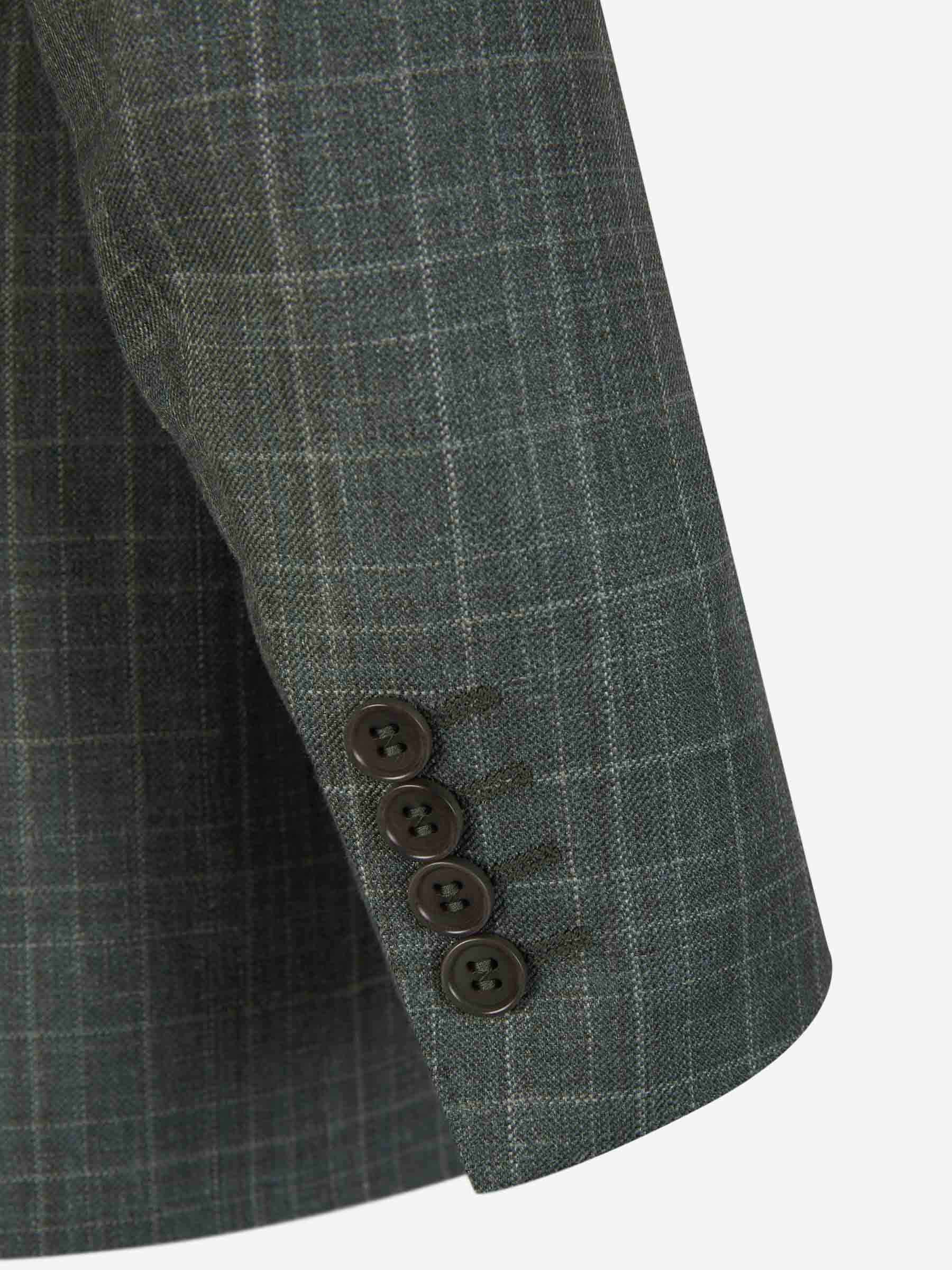 Outlet online Canali Hombre Americana Motivo Cuadros color Verde Oscuro sku 302-003461 01 - Foto 5