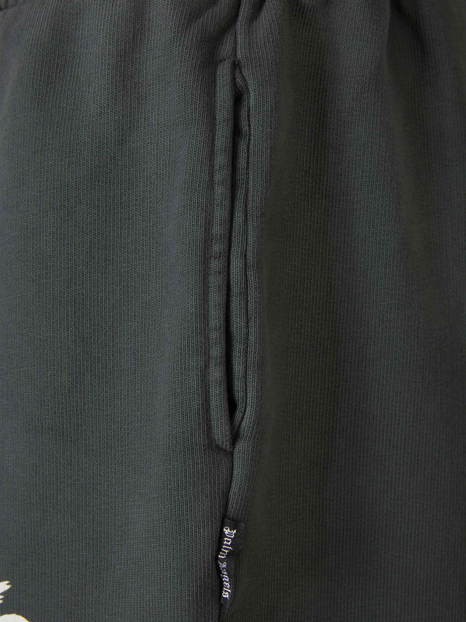 Outlet online Palm Angels Hombre Bermudas Algodón Logo color Gris Antracita sku 523-000941 01 - Foto 4