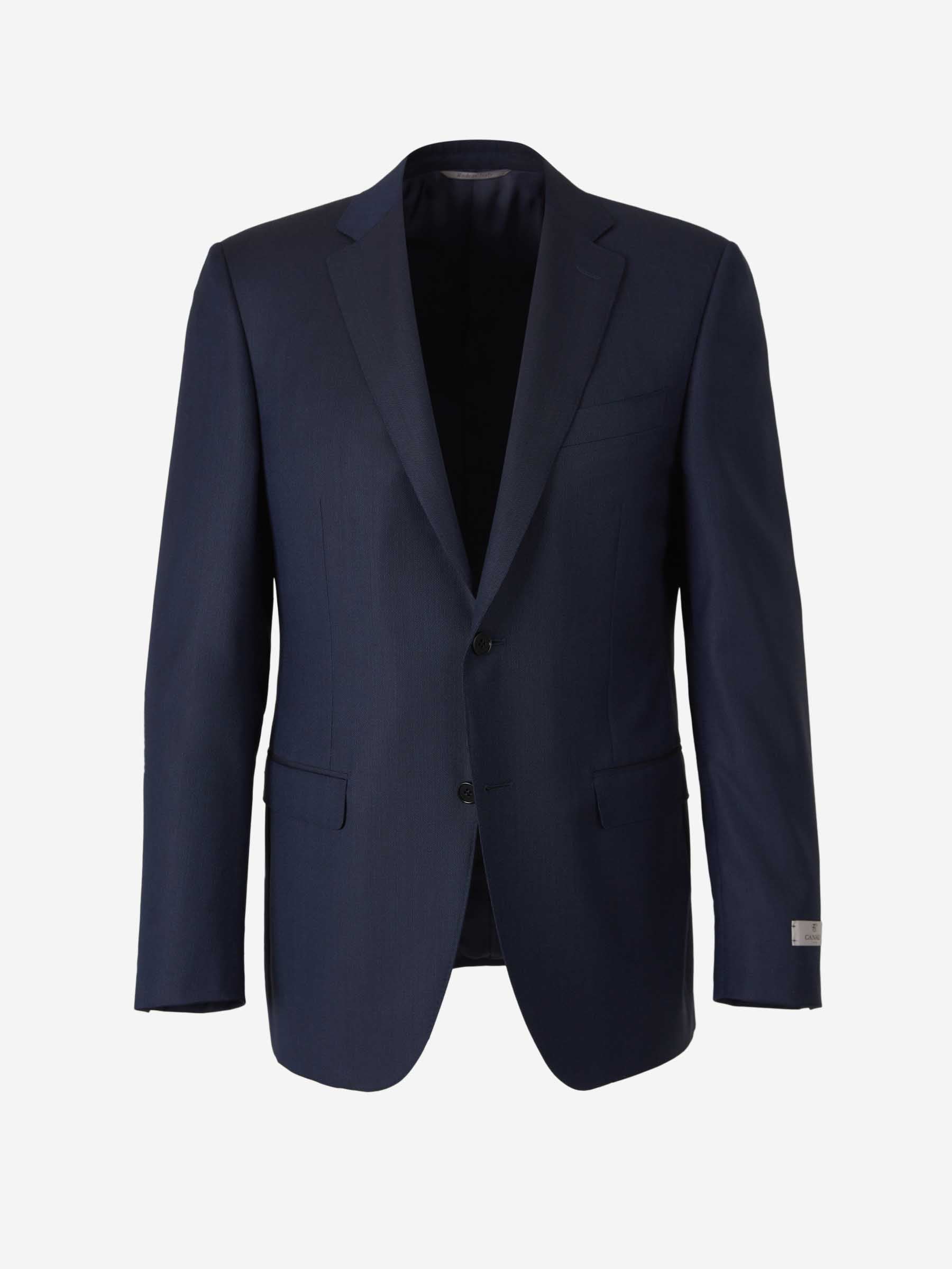 Canali Americana Lana Milano color Azul Noche sku 302-003526 01 - Foto 1