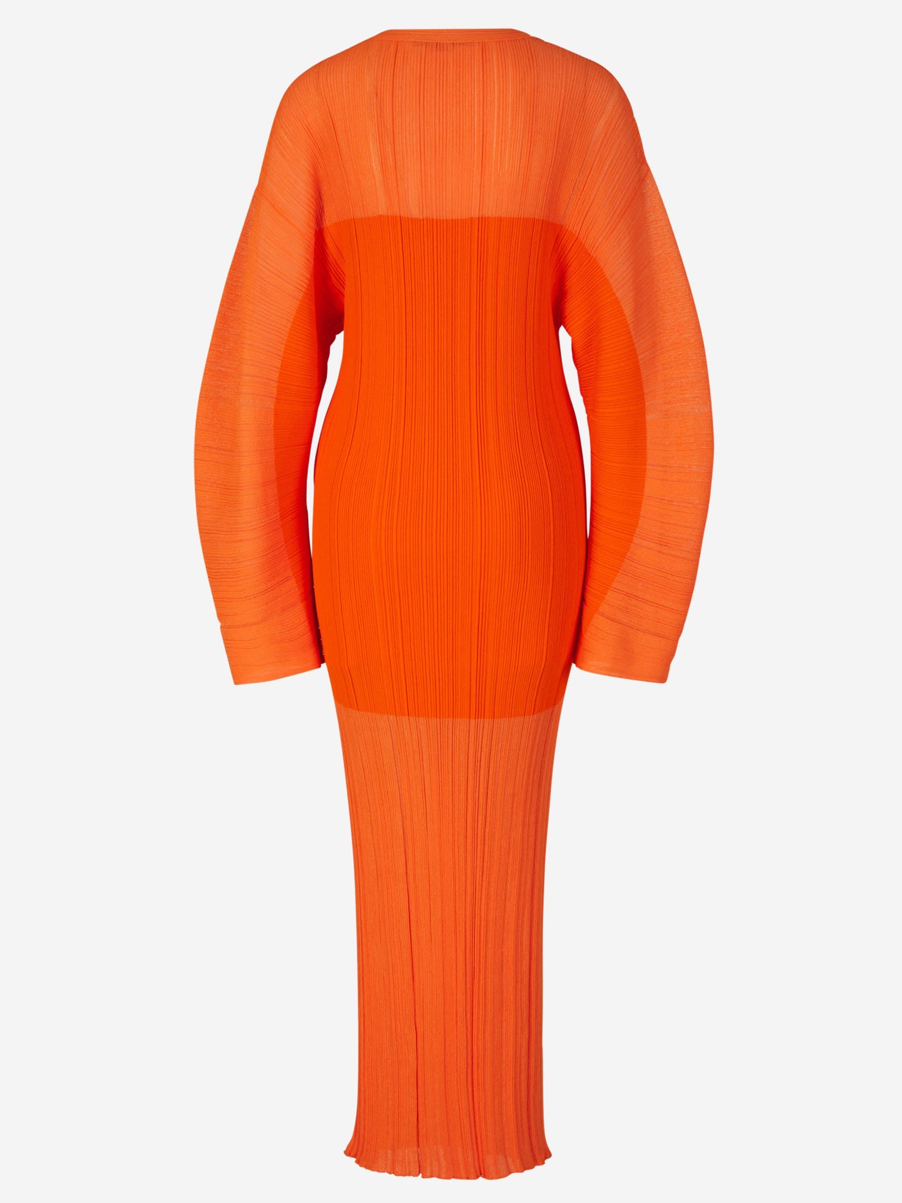 Outlet online Stella McCartney Mujer Vestido Midi Punto color Naranja sku 721-000187 01 - Foto 2
