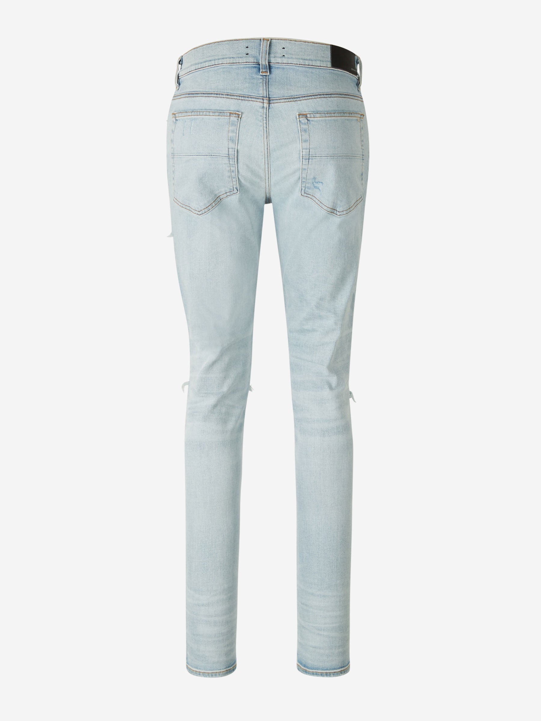 Outlet online Amiri Hombre Jeans Skinny Fit MX1 color Azul Denim Claro sku 522-002645 01 - Foto 3