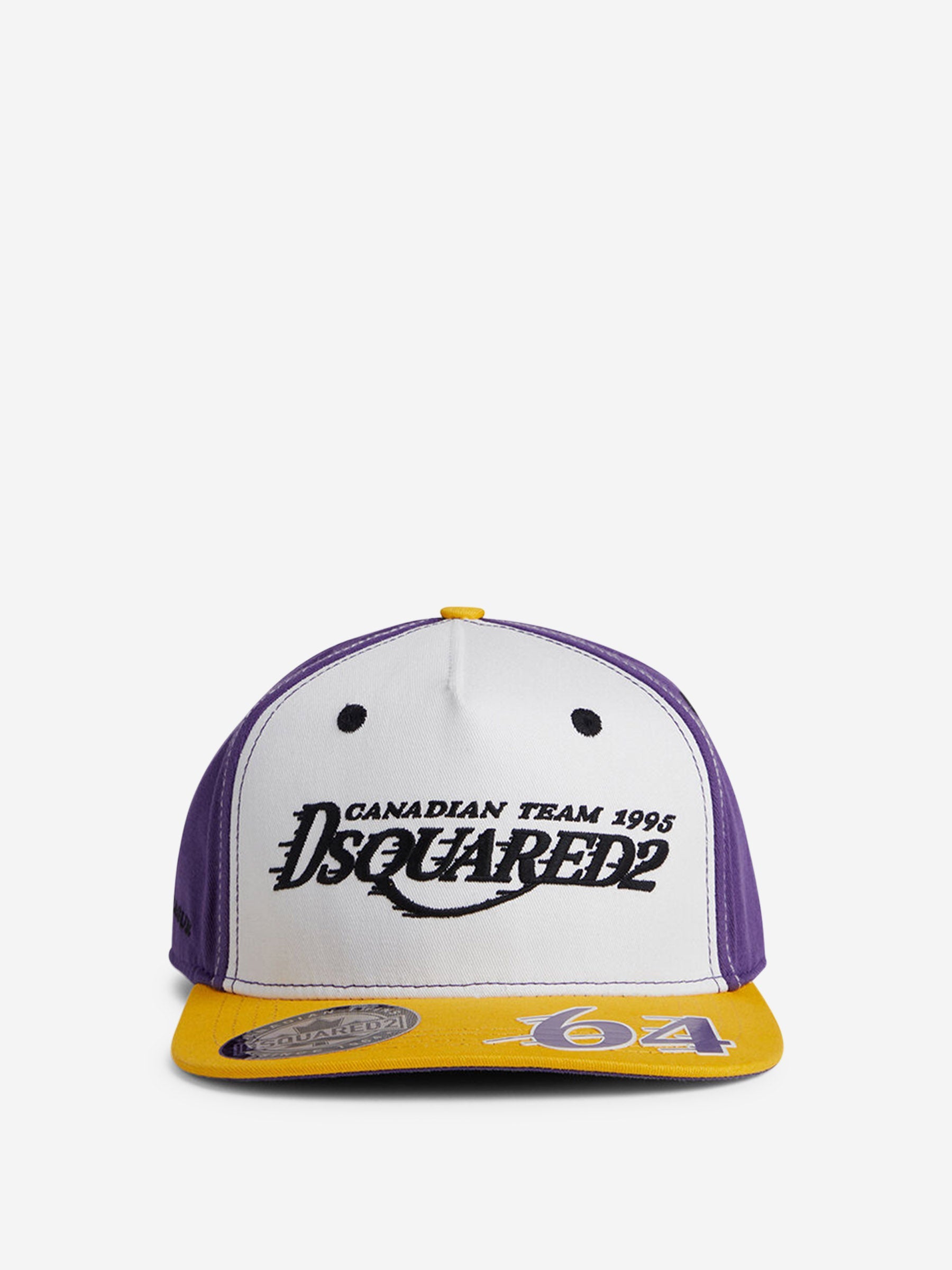 Outlet online Dsquared2 Hombre Gorra Basket Logo color Lila sku 695-001577 02 - Foto 1