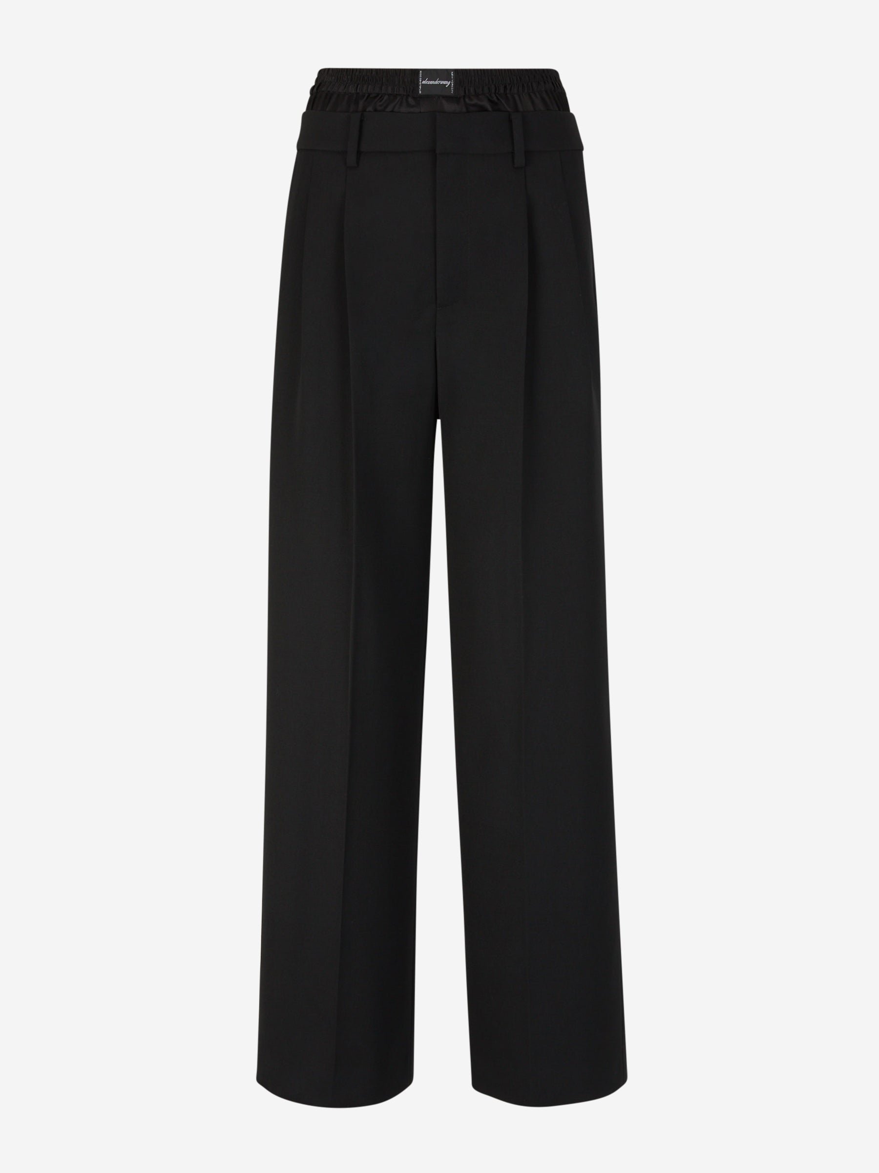 Outlet online Alexander Wang Mujer Pantalones Formales Lana color Negro sku 761-003386 01 - Foto 1