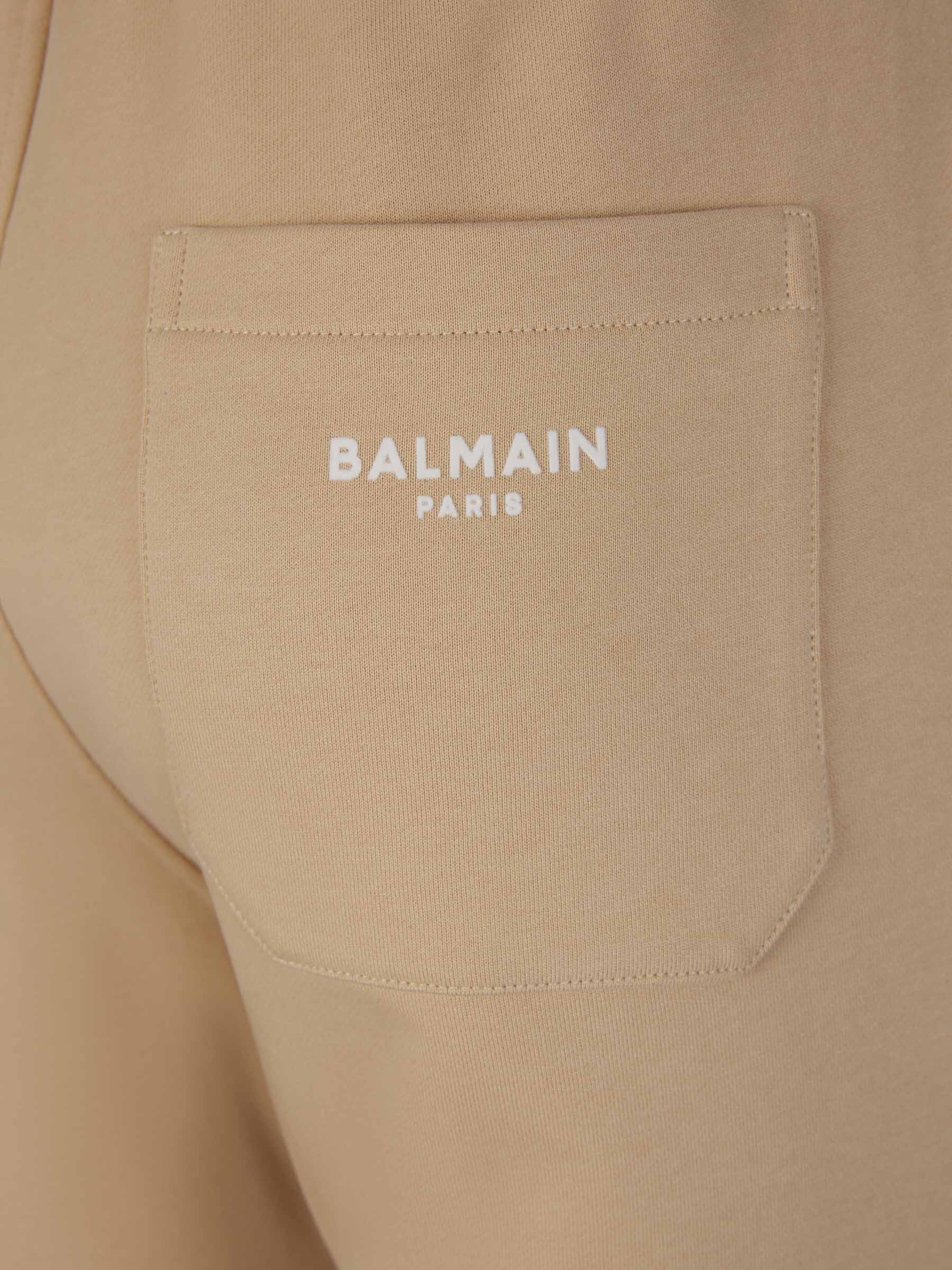Outlet online Balmain Hombre Joggers Algodón color Crema sku 521-002951 01 - Foto 6