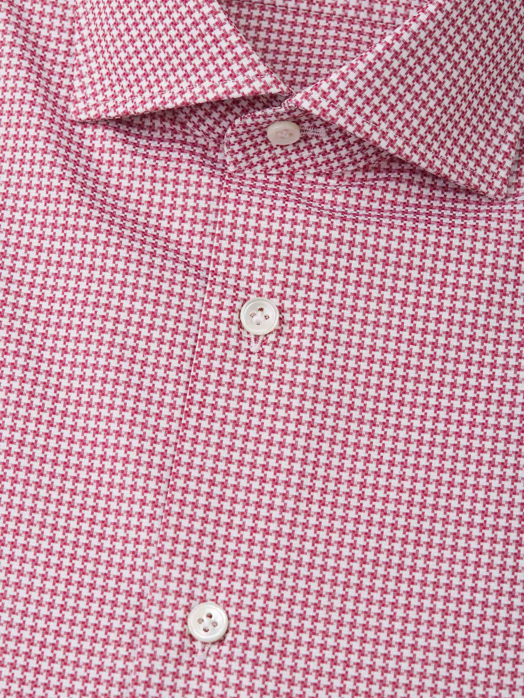 Santa Eulalia Camisa Motivo Pata De Gallo color Rojo sku 401-002932 02 - Foto 2