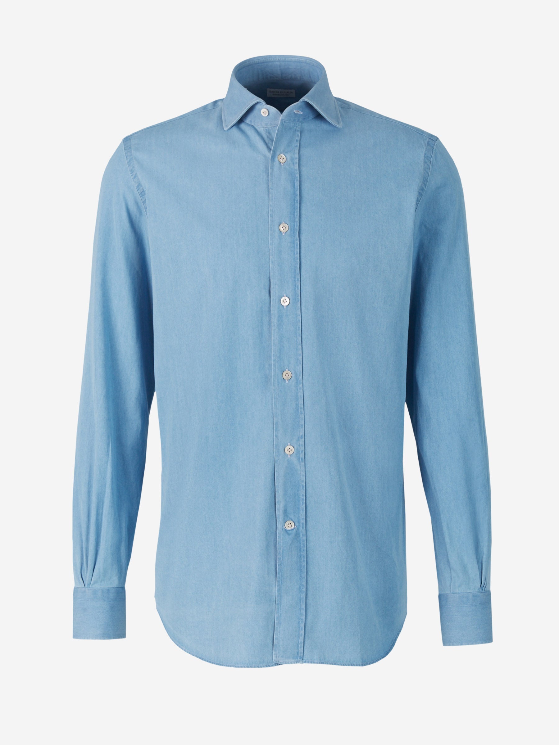 Outlet online Santa Eulalia Hombre Camisa Denim Suave color Azul Real sku 401-002957 02 - Foto 1