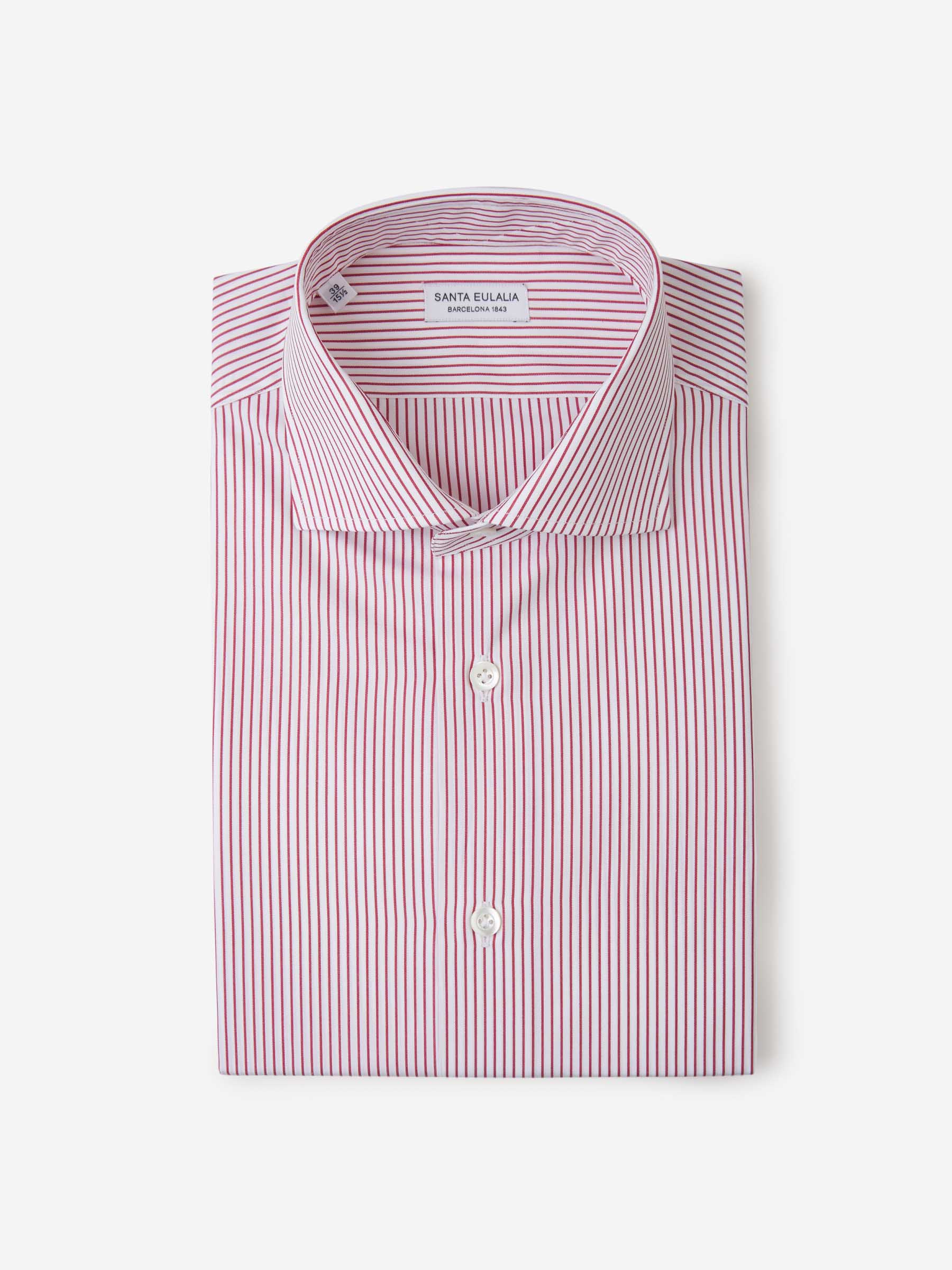 Santa Eulalia Hombre Barcelona Camisa Motivo Rayas color Rojo sku 401-002958 02 - Foto 1