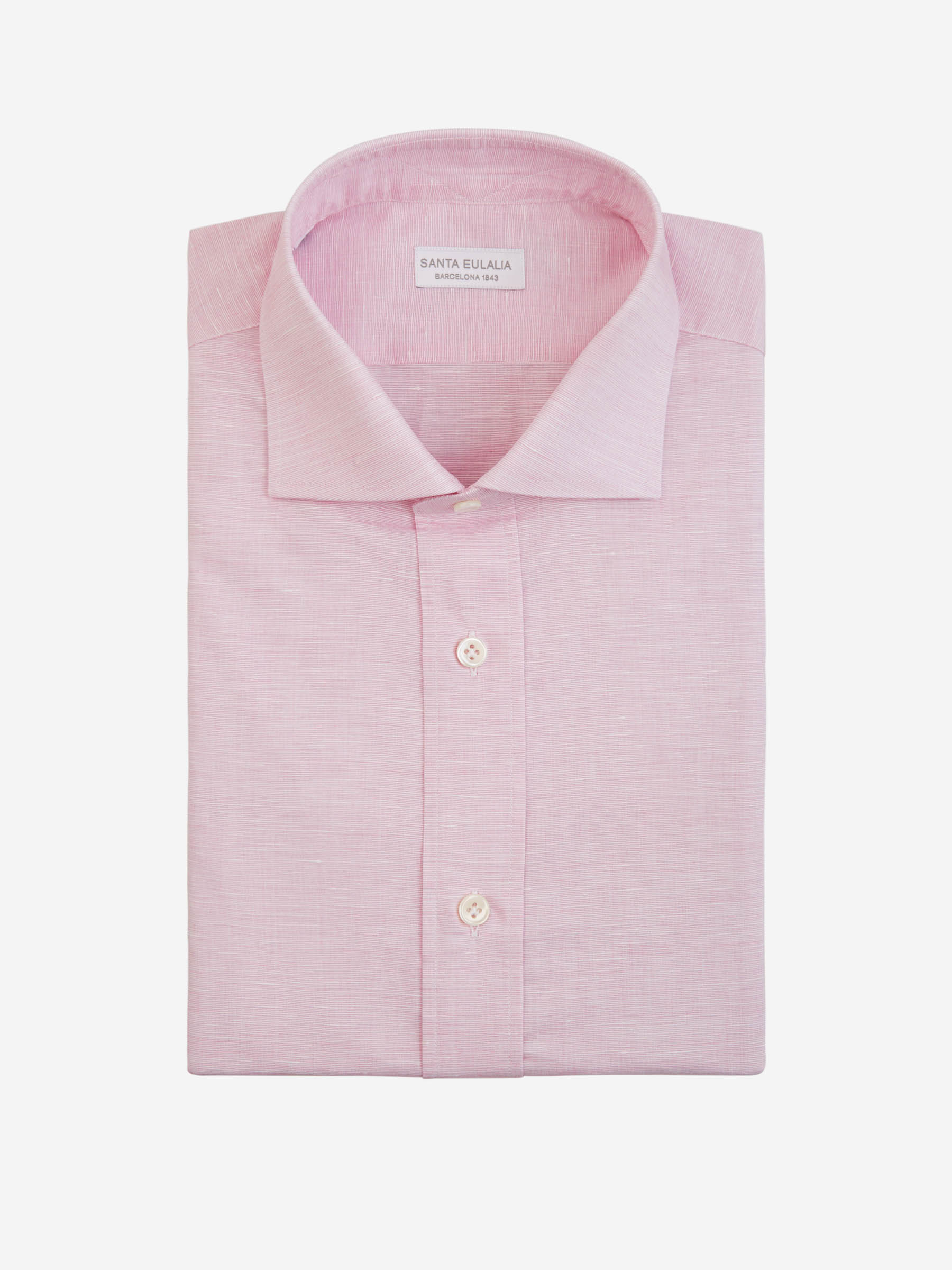 Outlet online Santa Eulalia Hombre Camisa Algodón color Rosa Palo sku 401-003063 01 - Foto 1