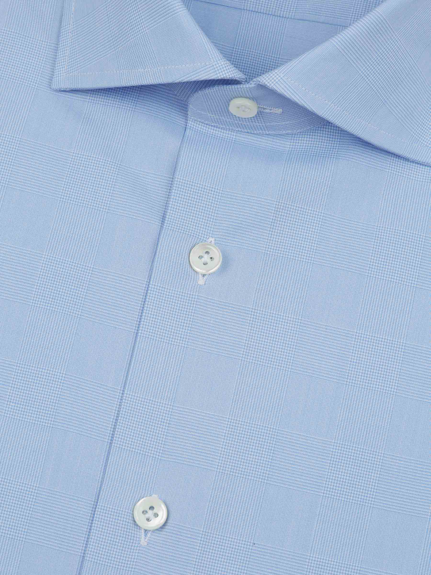 Outlet online Santa Eulalia Hombre Camisa Algodón Cuadros color Azul Cielo sku 401-003089 01 - Foto 2