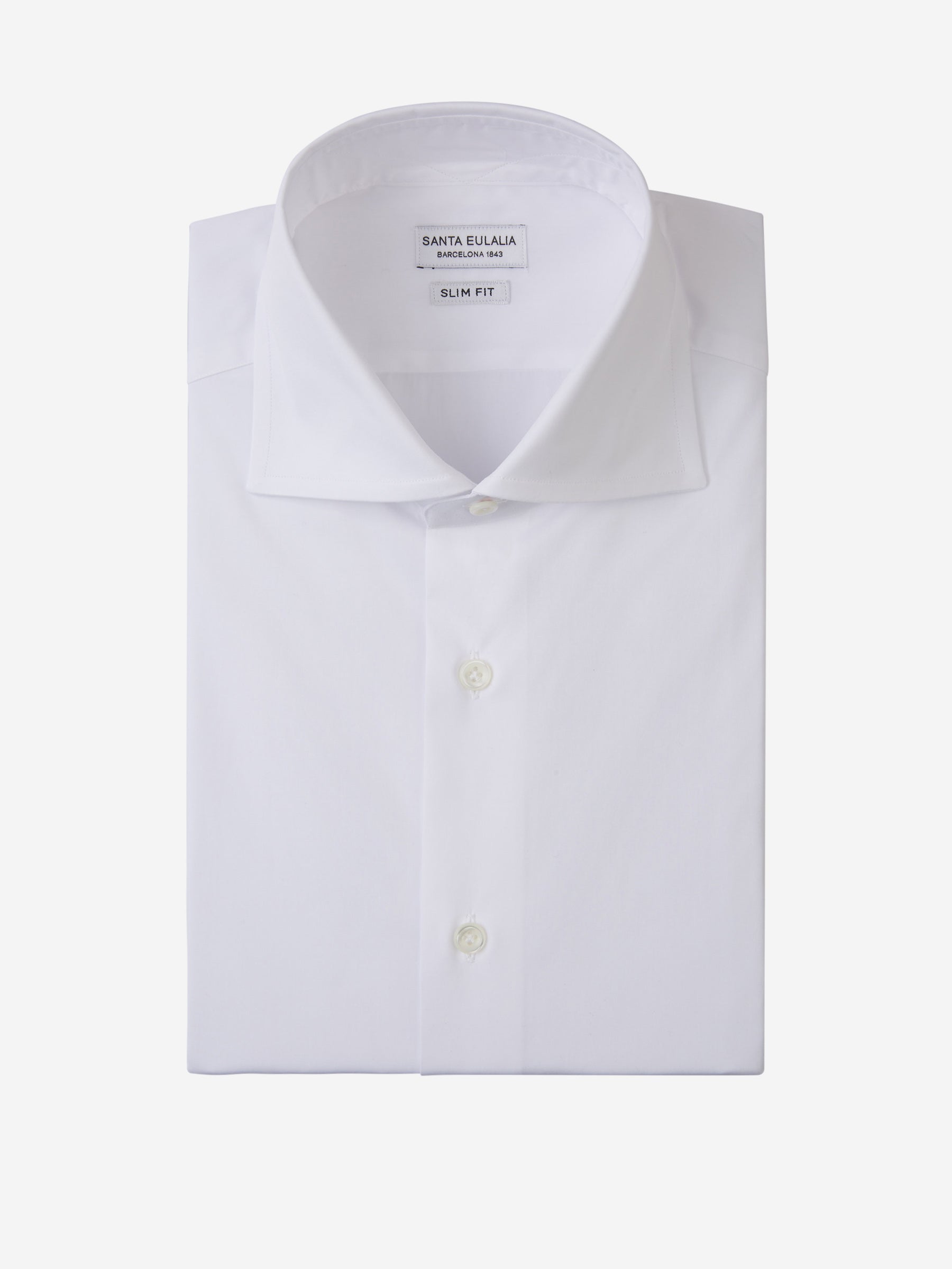 Outlet online Santa Eulalia Hombre Camisa Formal Classic Fit color Blanco sku 401-003117 01 - Foto 1