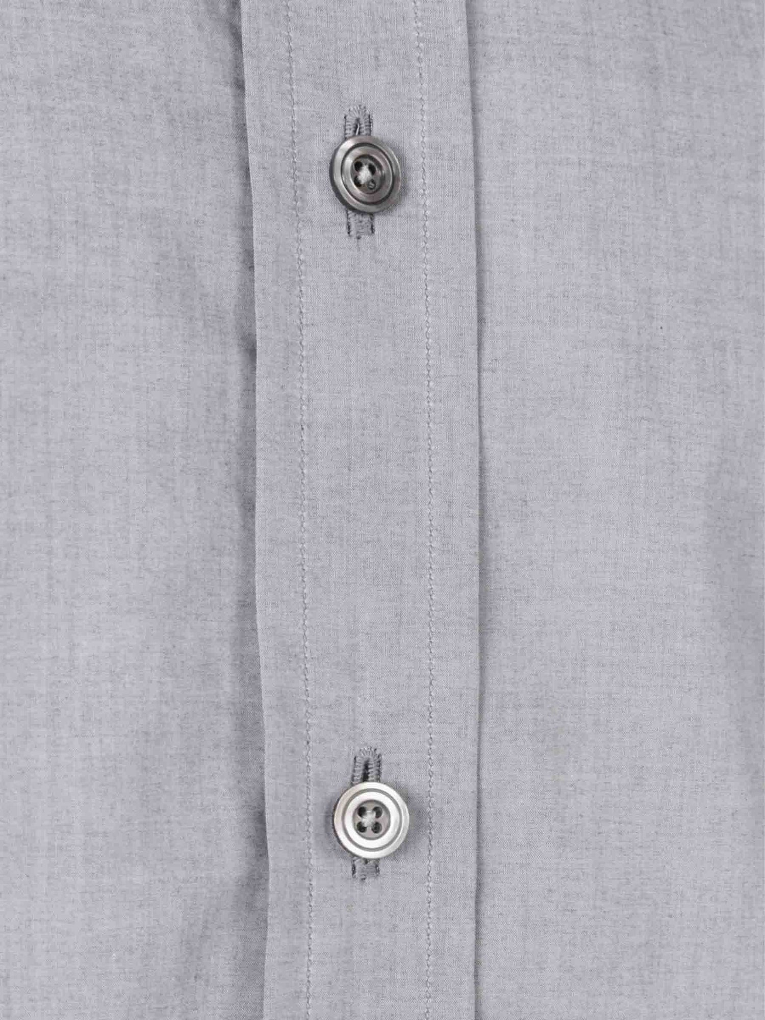 Tom Ford Hombre Barcelona Camisa Vestir Algodón color Gris Antracita sku 401-003137 01 - Foto 3
