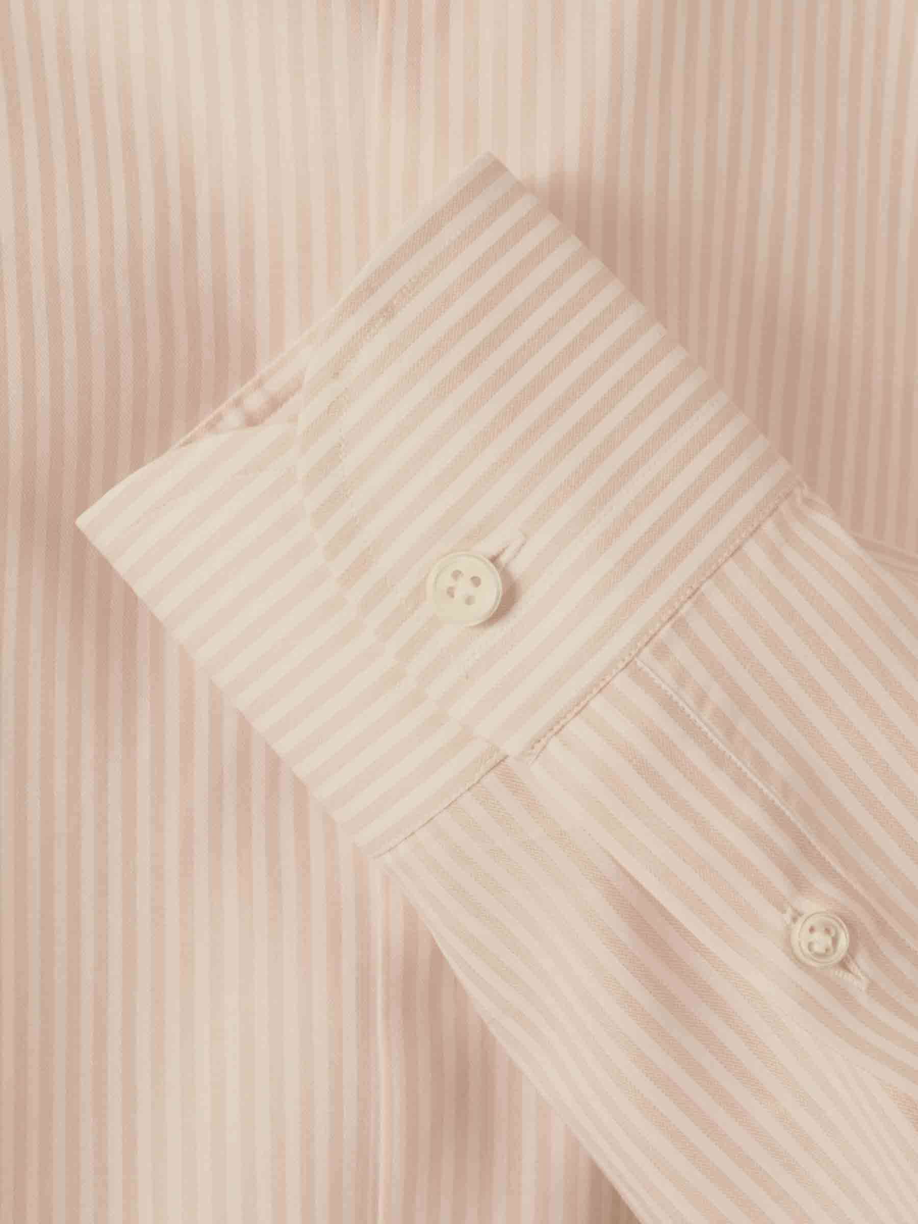 Outlet online Santa Eulalia Hombre Camisa Rayas Algodón color Rosa Palo sku 401-003144 01 - Foto 4