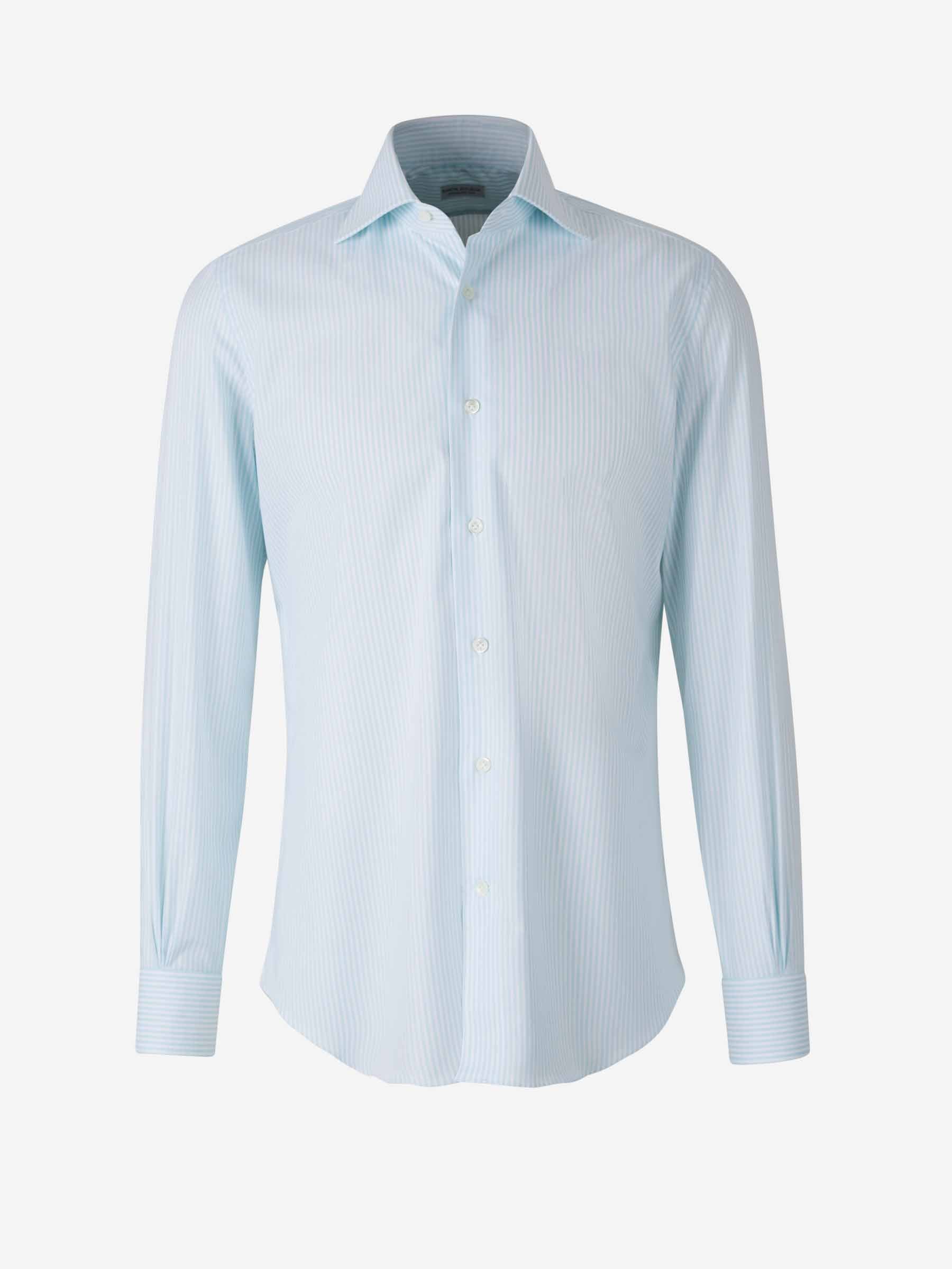Outlet online Santa Eulalia Hombre Camisa Rayas Algodón color Verde sku 401-003144 02 - Foto 1