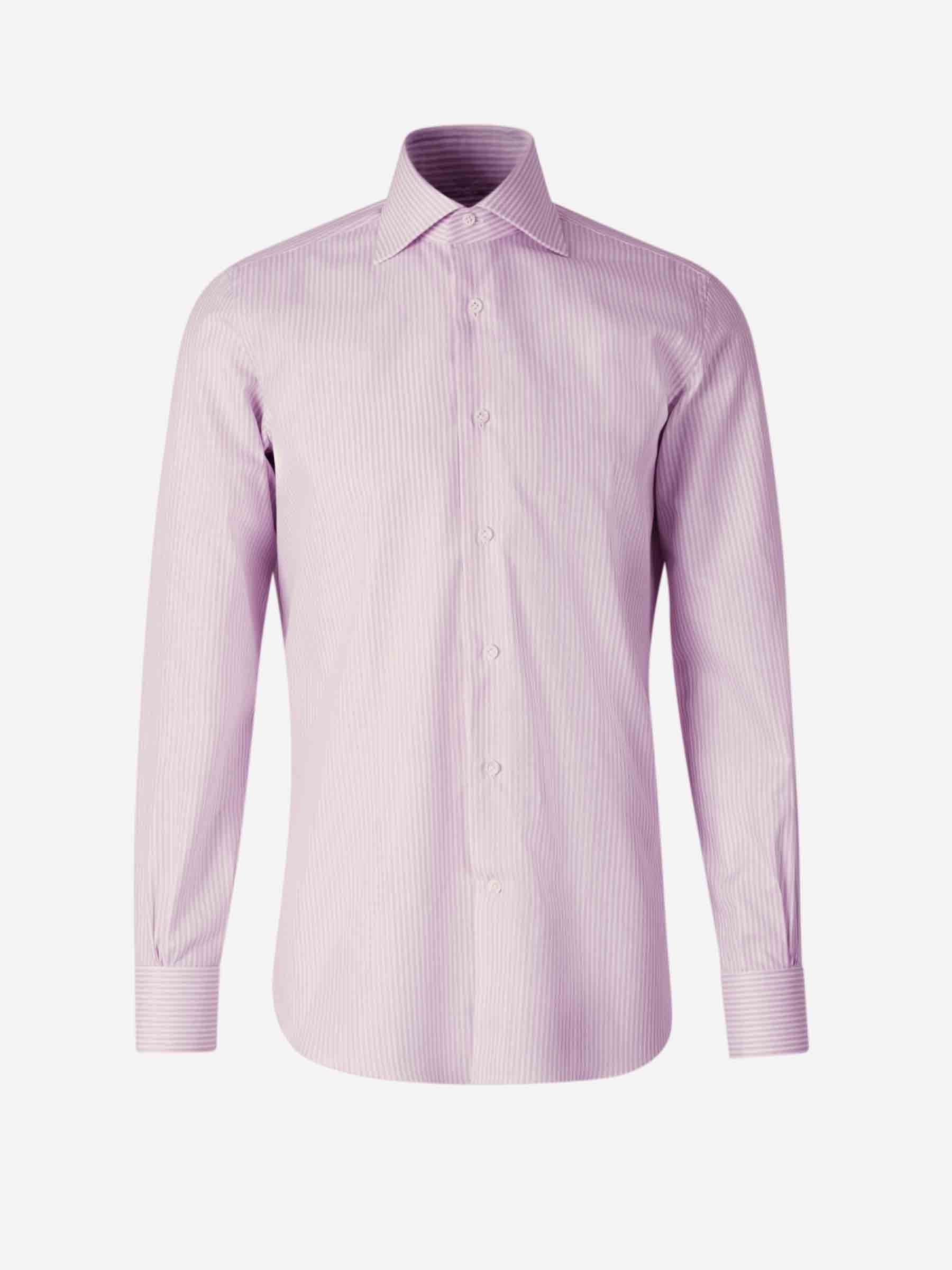 Outlet online Santa Eulalia Hombre Camisa Rayas Algodón color Rosa Palo sku 401-003144 03 - Foto 1