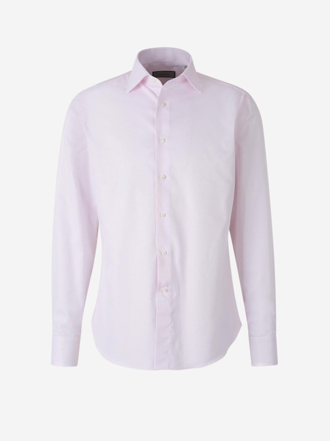 Outlet online Canali Hombre Camisa Lisa Algodón color Rosa Palo sku 401-003148 02 - Foto 1