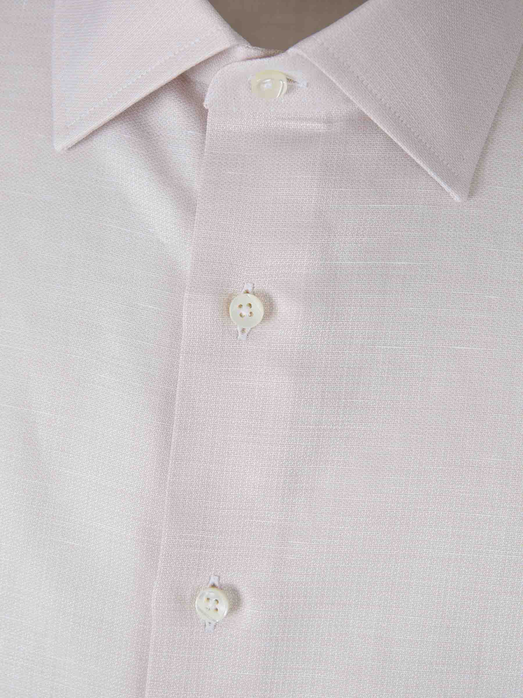 Outlet online Canali Hombre Camisa Lisa Algodón color Beige sku 401-003150 02 - Foto 3