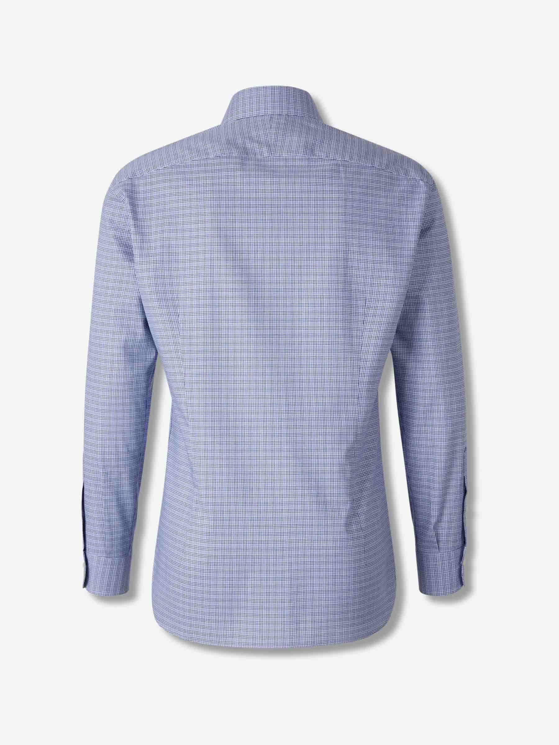 Outlet online Atelier Munro Hombre Camisa Motivo Cuadros color Azul Cobalto sku 402-000009 01 - Foto 2