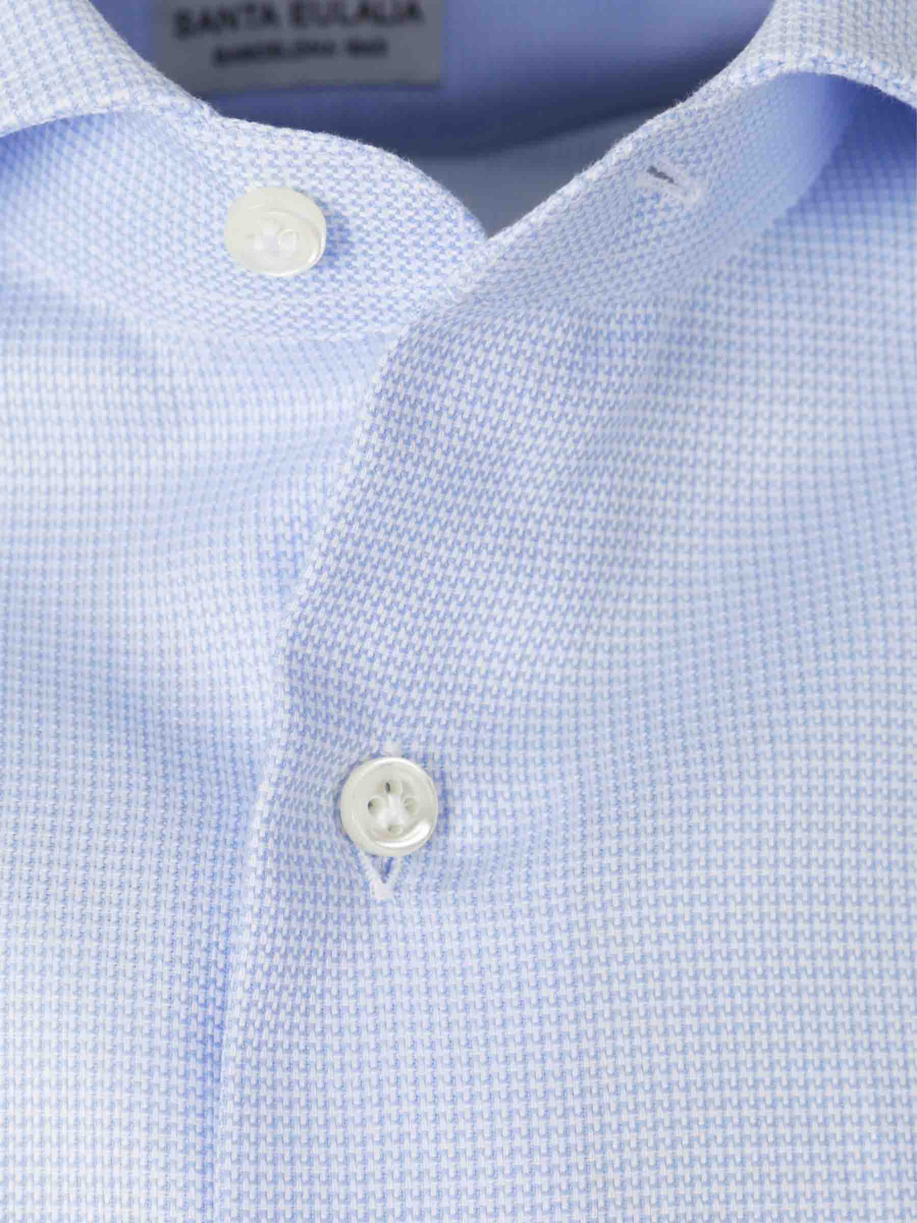 Outlet online Santa Eulalia Hombre Camisa de Vestir color Azul Celeste sku 402-000013 01 - Foto 3