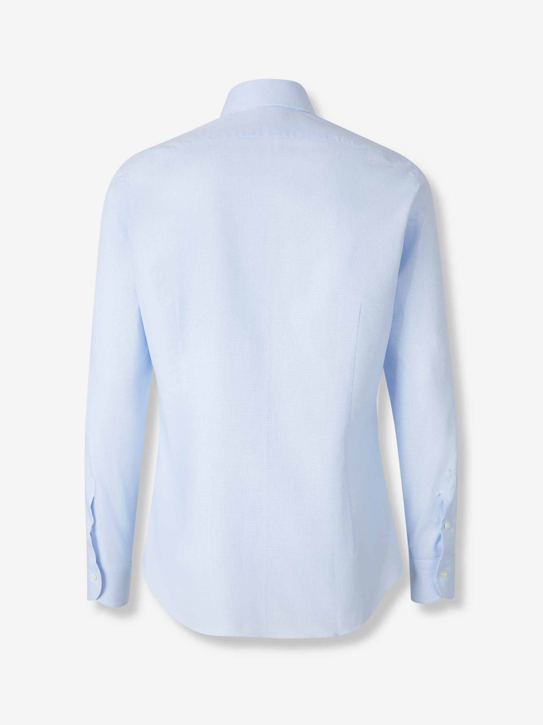 Outlet online Santa Eulalia Hombre Camisa Formal Algodón color Azul Celeste sku 402-000016 01 - Foto 2