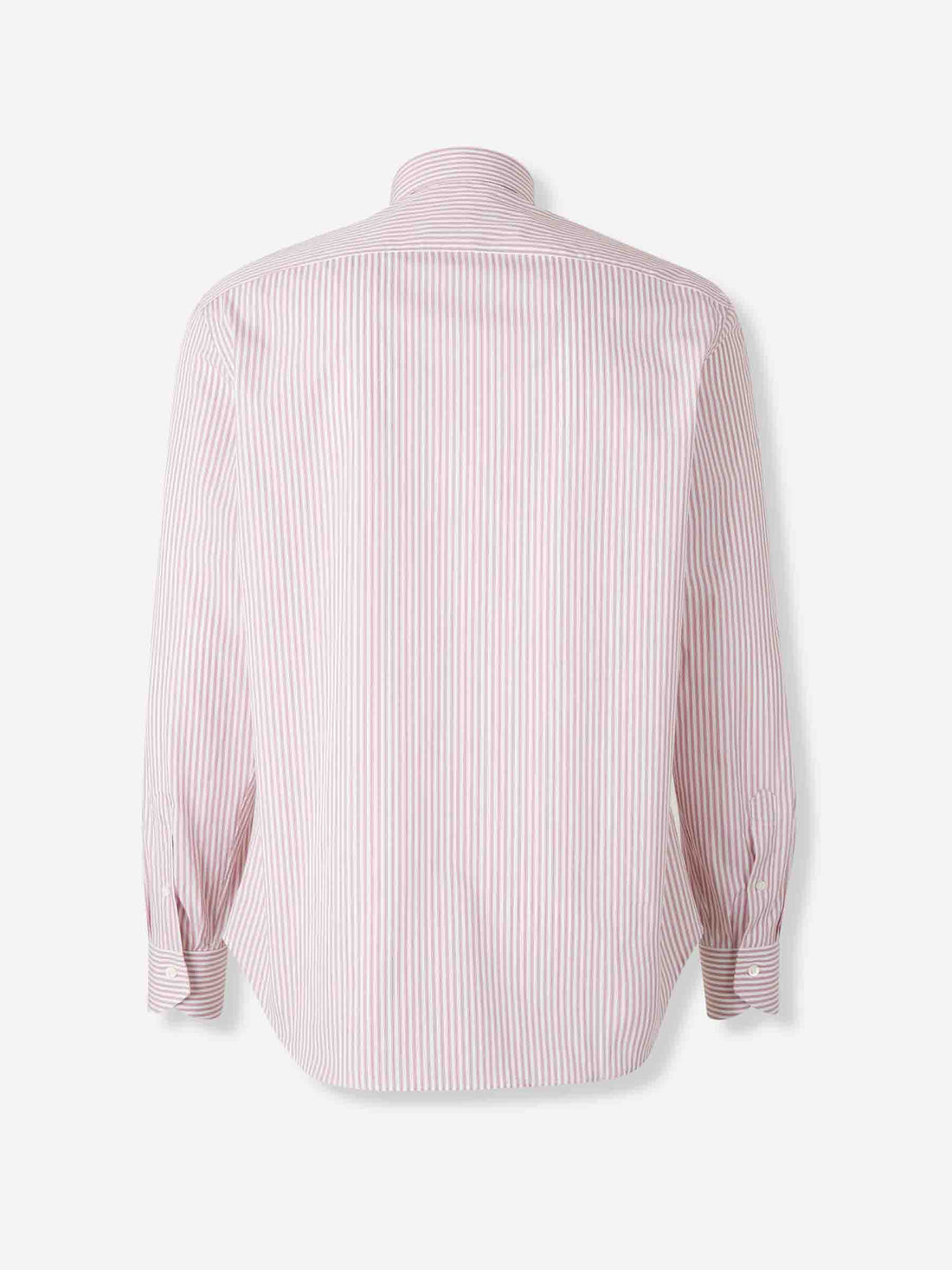 Outlet online Canali Hombre Camisa Motivo Rayas color Rosa Palo sku 402-000021 02 - Foto 2