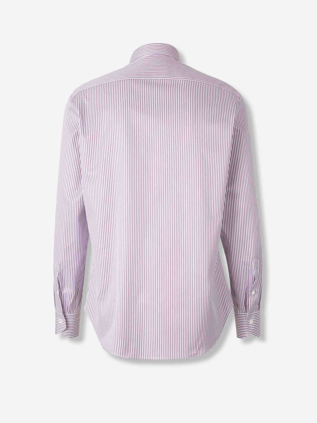 Outlet online Canali Hombre Camisa Motivo Rayas color Cereza sku 402-000022 01 - Foto 2