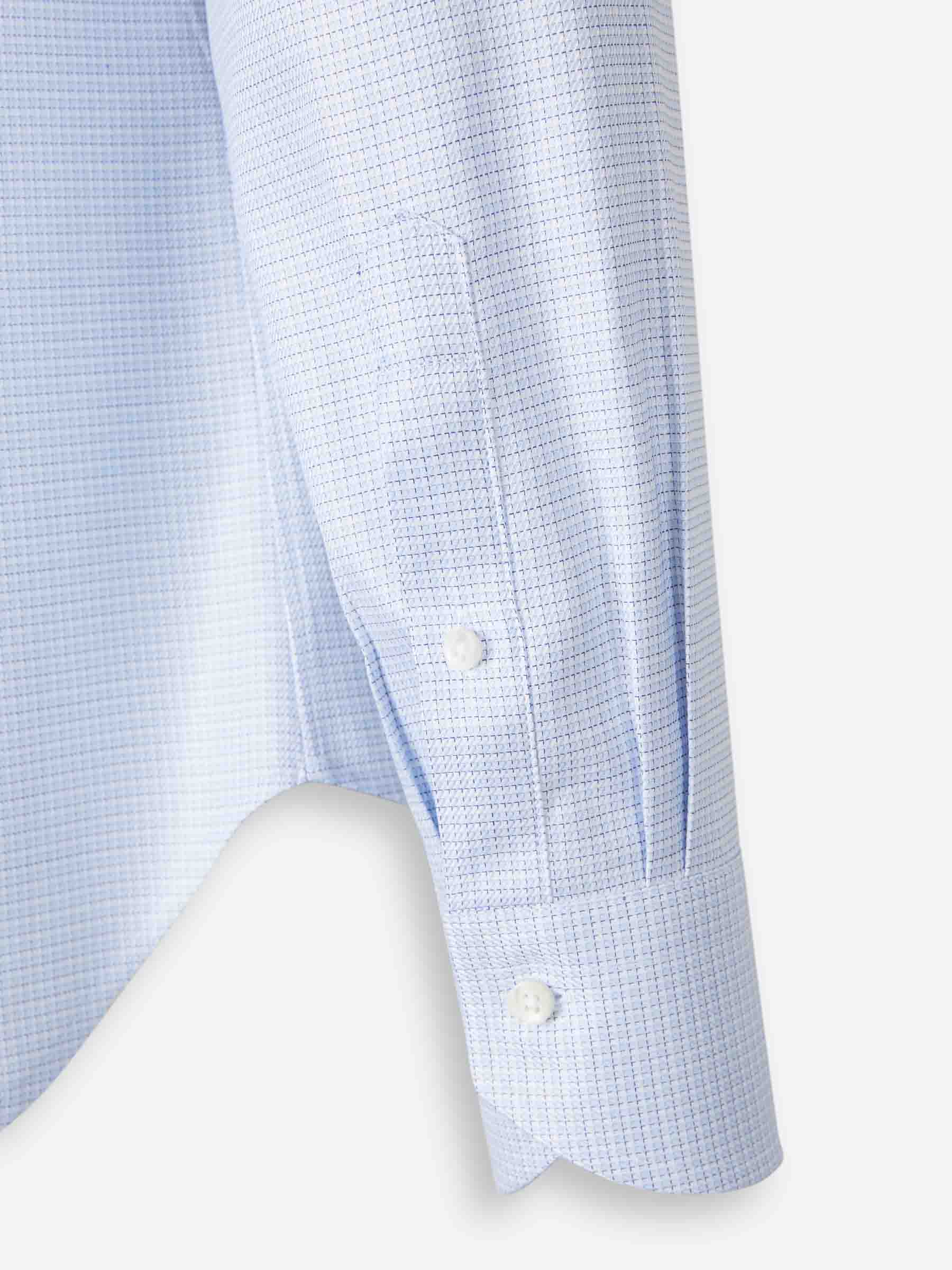Outlet online Canali Hombre Camisa Textura Algodón color Azul Celeste sku 402-000025 01 - Foto 4