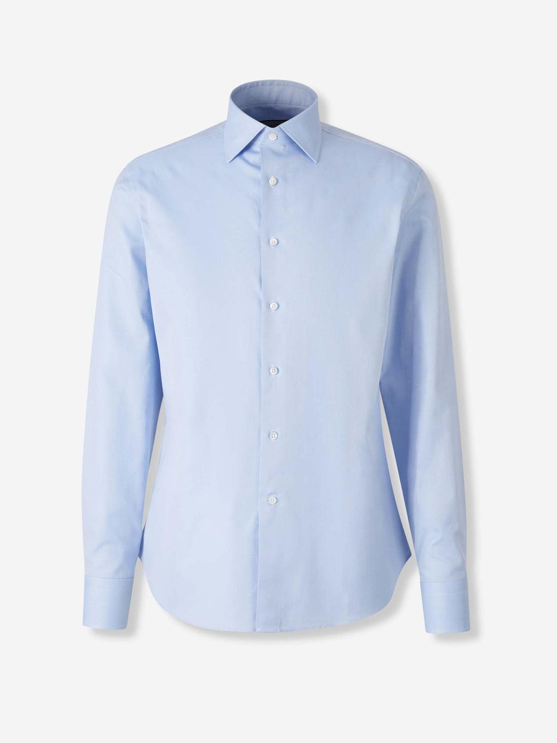 Outlet online Canali Hombre Camisa Lisa Algodón color Azul Celeste sku 402-000027 01 - Foto 1