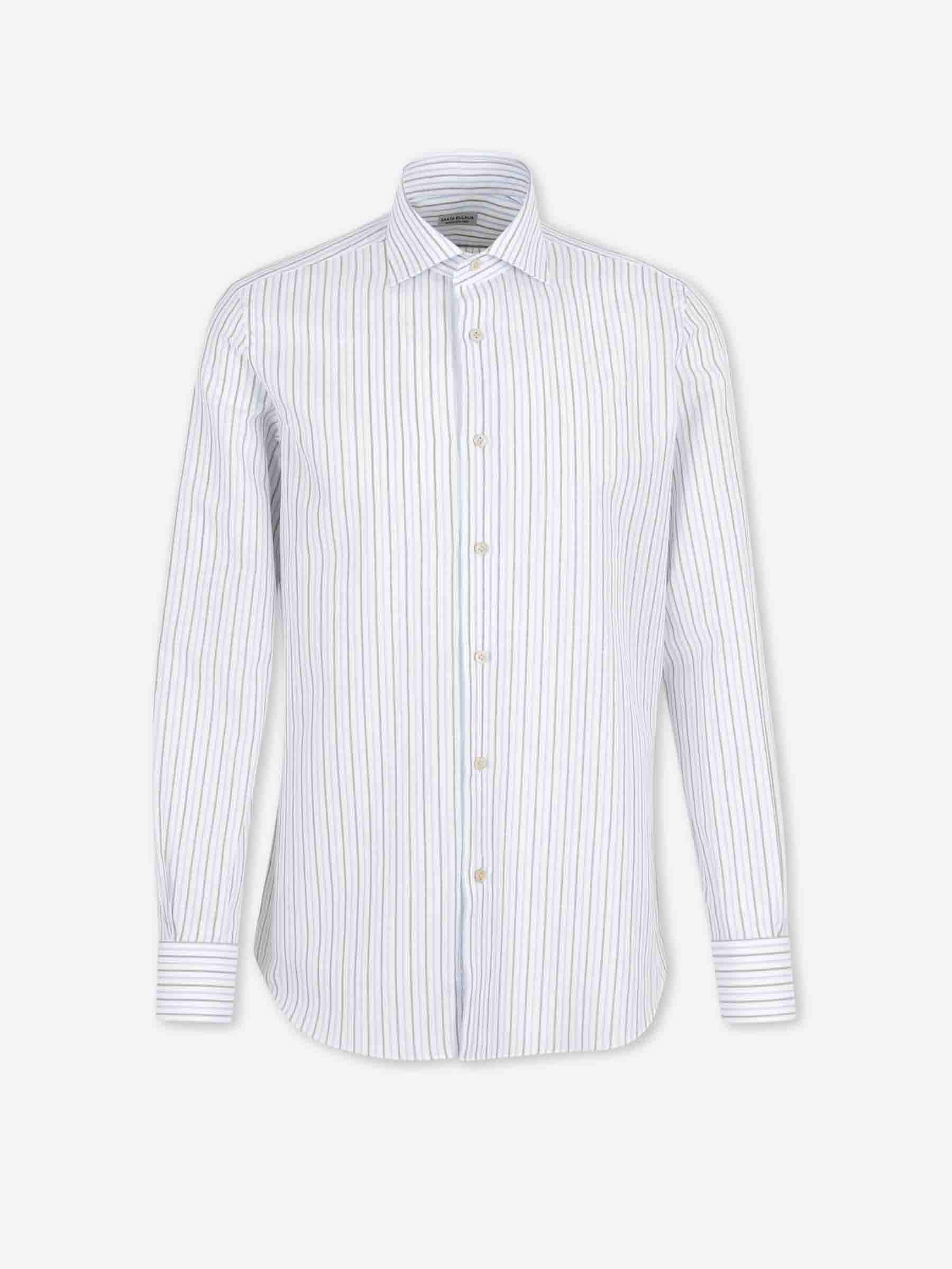 Santa Eulalia Hombre Barcelona Camisa Manga Larga color Marrón sku 402-000037 01 - Foto 1