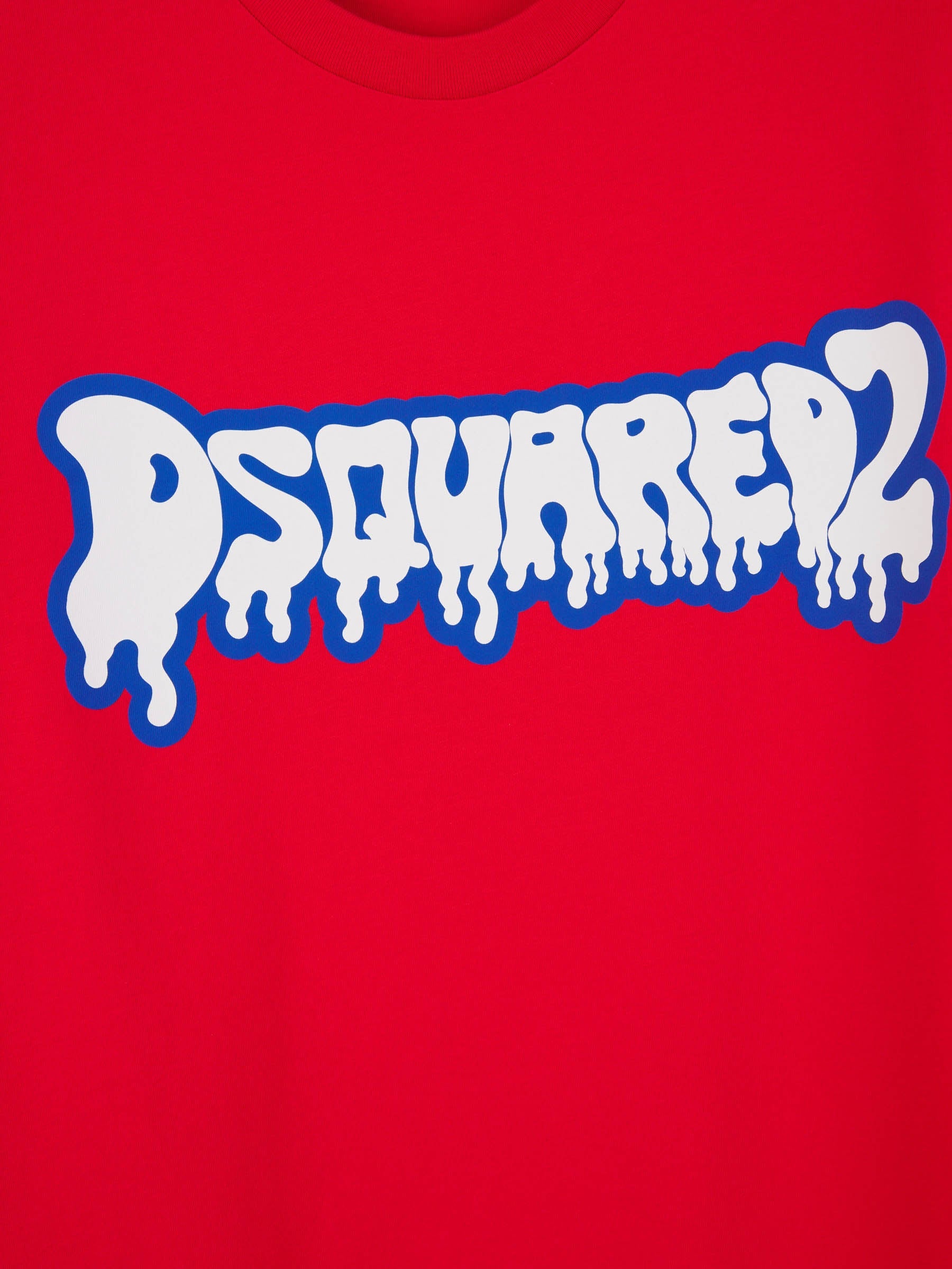 Outlet online Dsquared2 Hombre Camiseta Estampada Algodón color Rojo sku 553-003648 01 - Foto 4