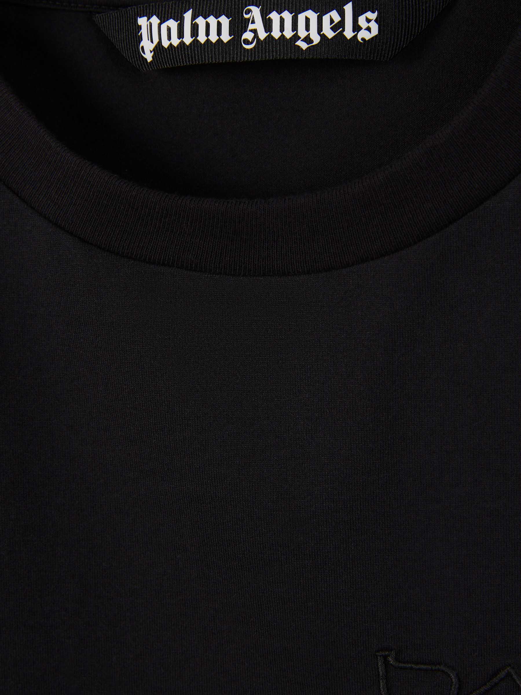 Outlet online Palm Angels Hombre Camiseta Monograma Slim color Negro sku 553-003595 01 - Foto 3