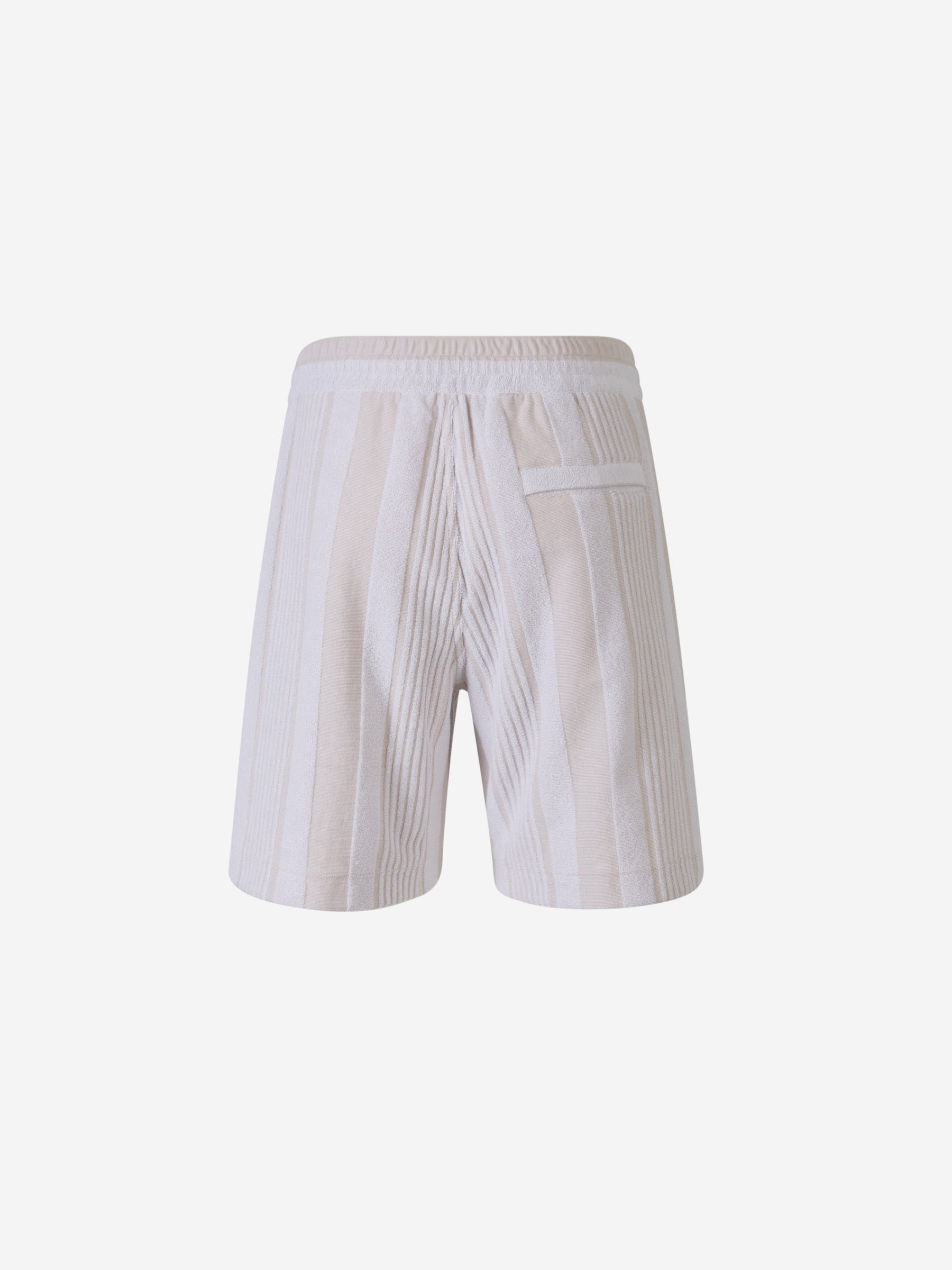 Outlet online Givenchy Hombre Bermudas Texturizadas Motivo Rayas color Beige sku 523-001009 01 - Foto 4