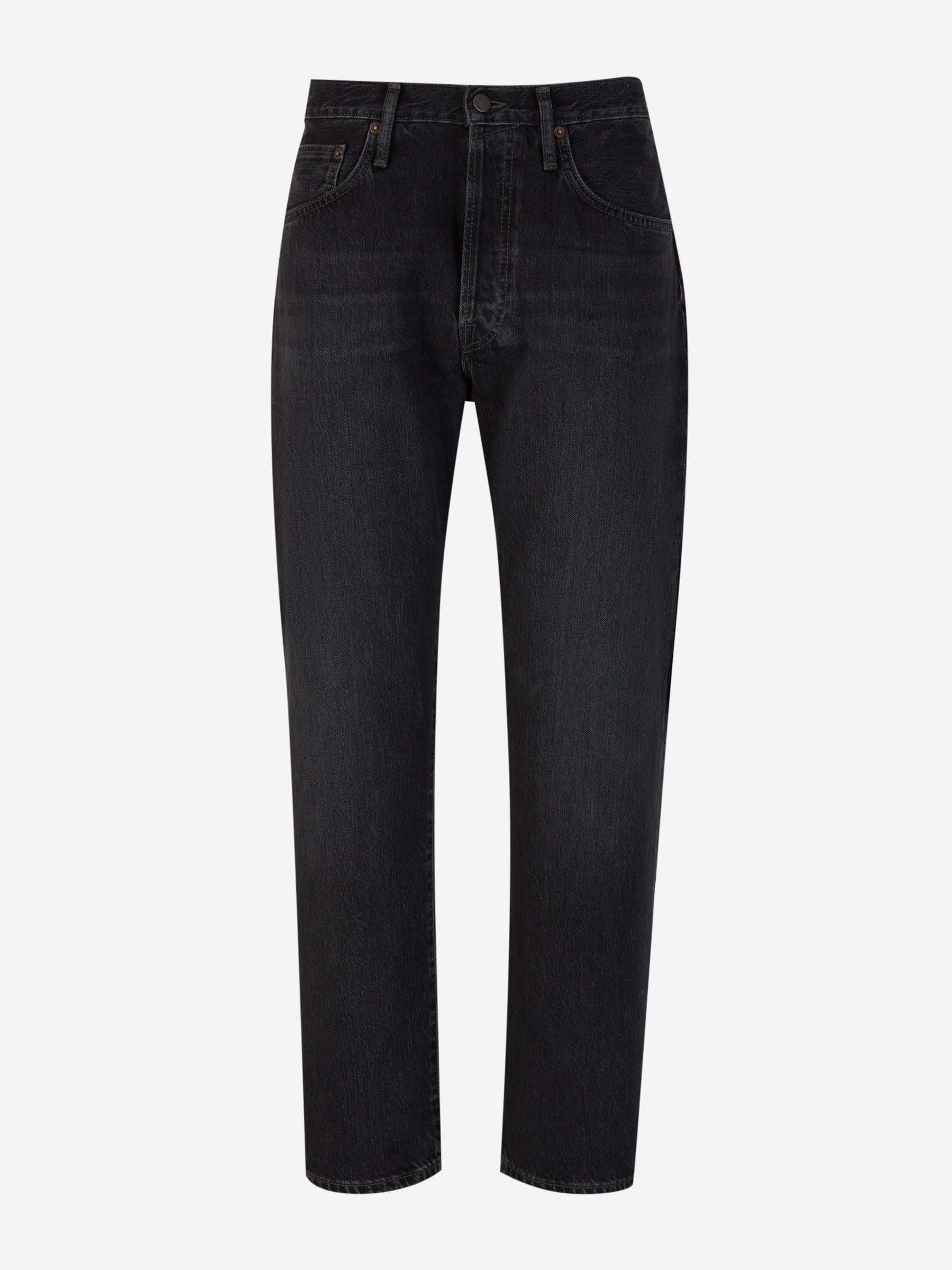 Outlet online Acne Studios Hombre Jeans Rectos Algodón color Negro sku 522-002555 01 - Foto 1