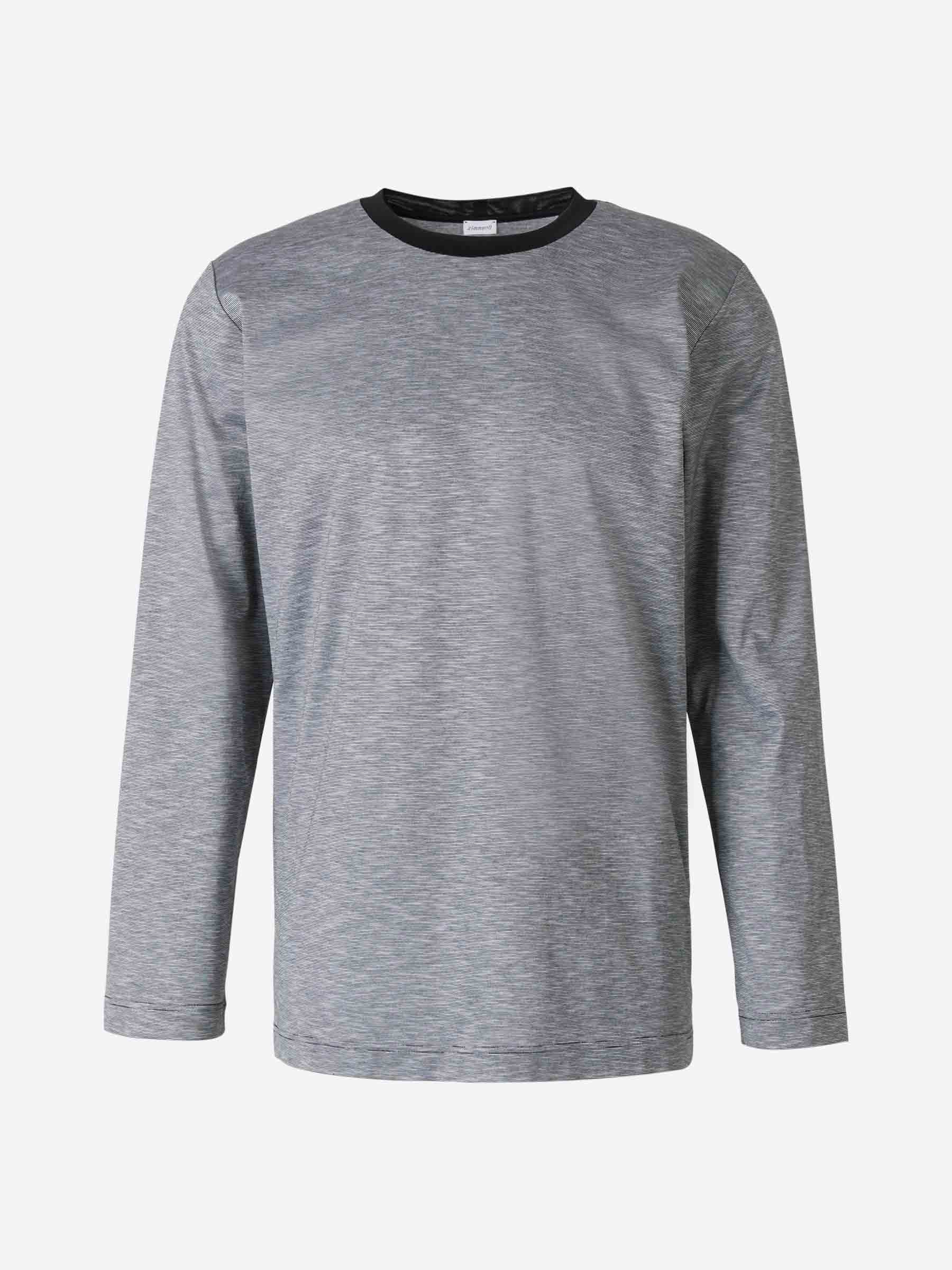 Outlet online Zimmerli Hombre Pijama Bicolor Algodón color Negro sku 411-000183 01 - Foto 9