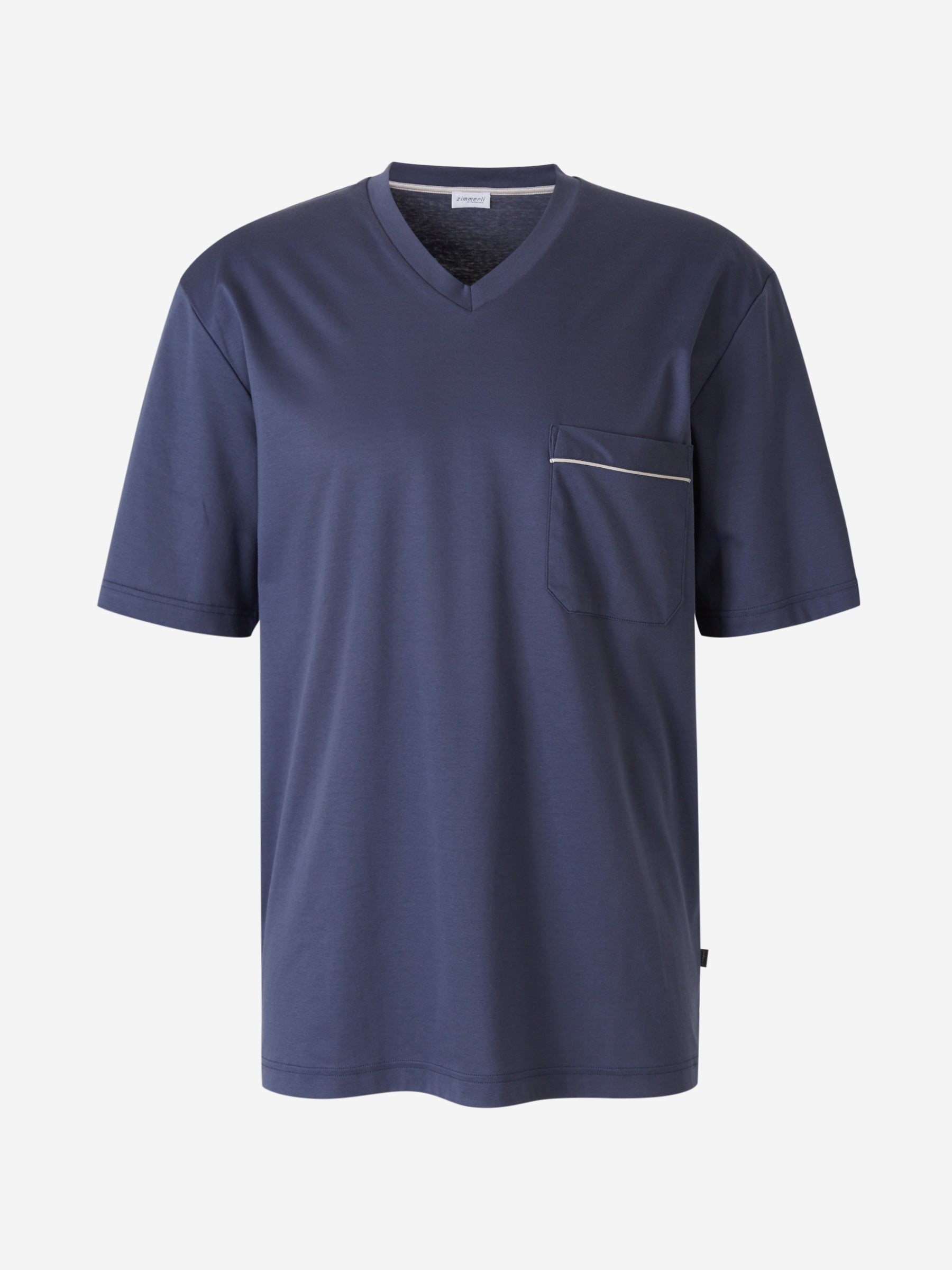 Outlet online Zimmerli Hombre Pijama Corto Algodón color Azul Cobalto sku 412-000052 03 - Foto 1
