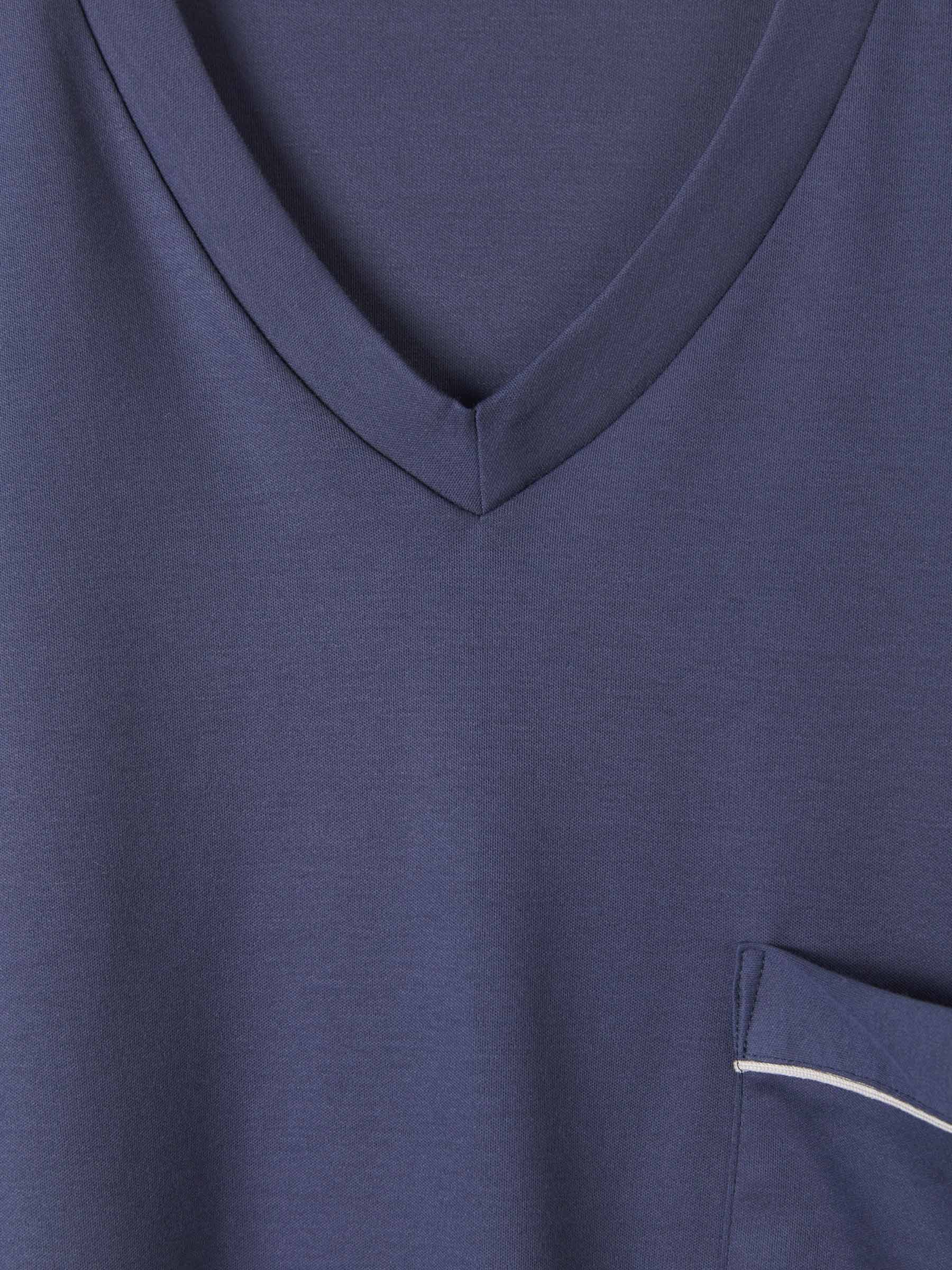 Outlet online Zimmerli Hombre Pijama Corto Algodón color Azul Cobalto sku 412-000052 03 - Foto 3