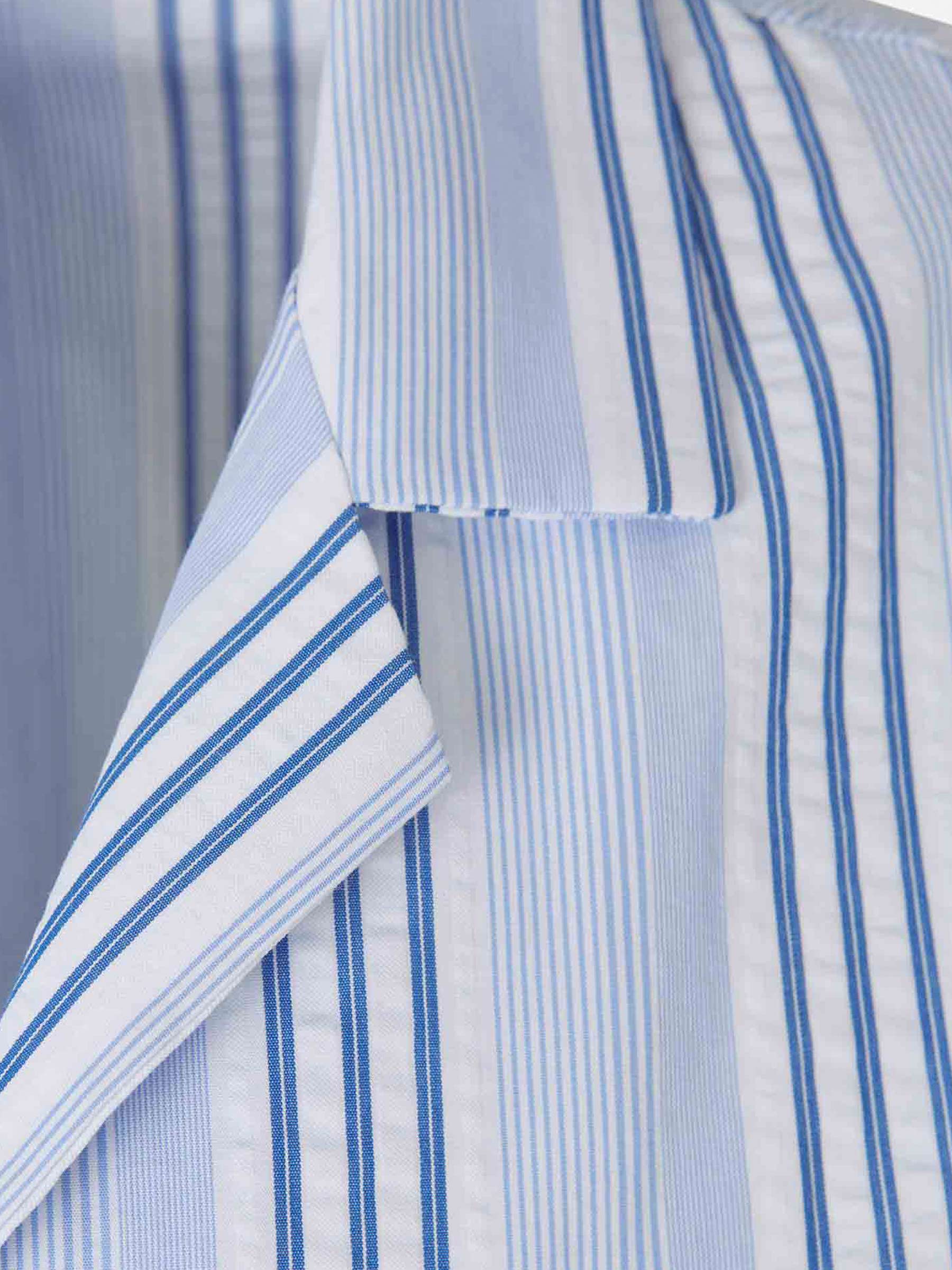 Outlet online Santa Eulalia Hombre Short Striped Cotton Pyjamas color Azul sku 412-000053 01 - Foto 8