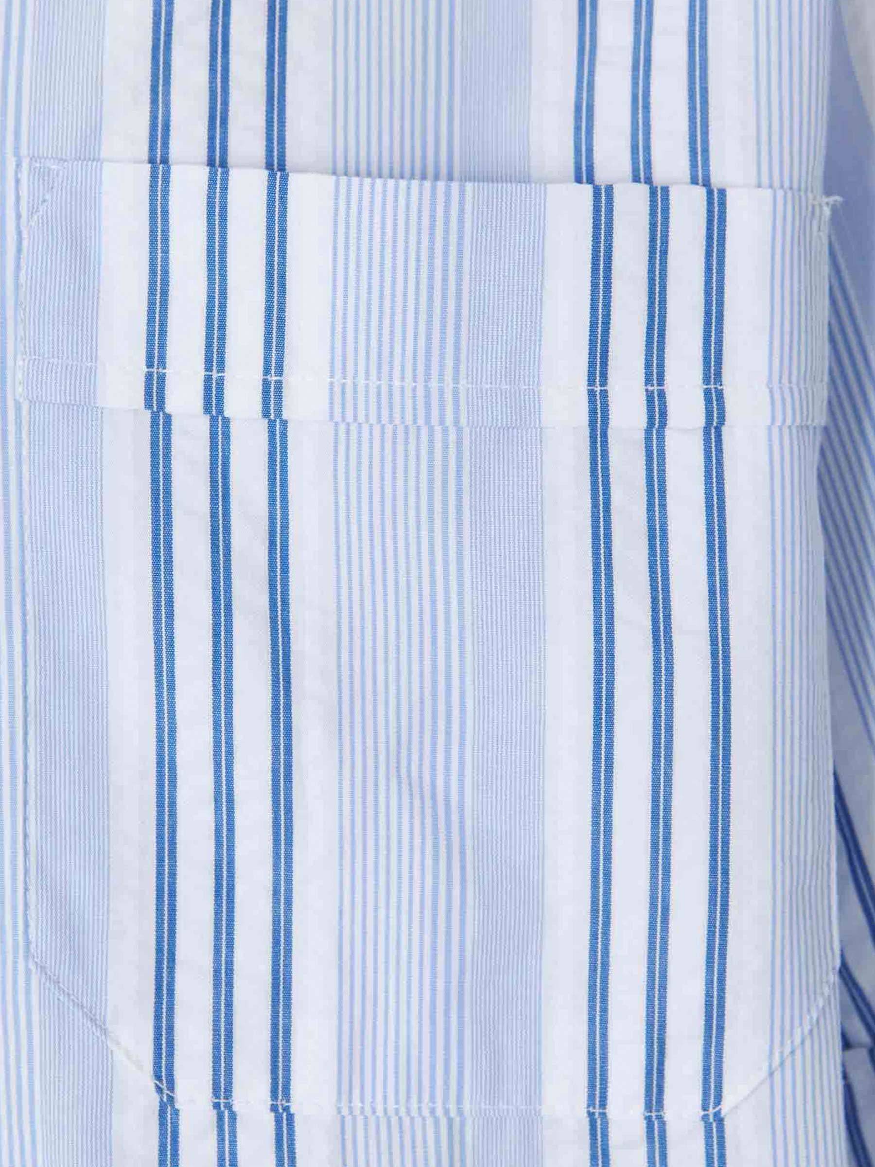 Outlet online Santa Eulalia Hombre Short Striped Cotton Pyjamas color Azul sku 412-000053 01 - Foto 5